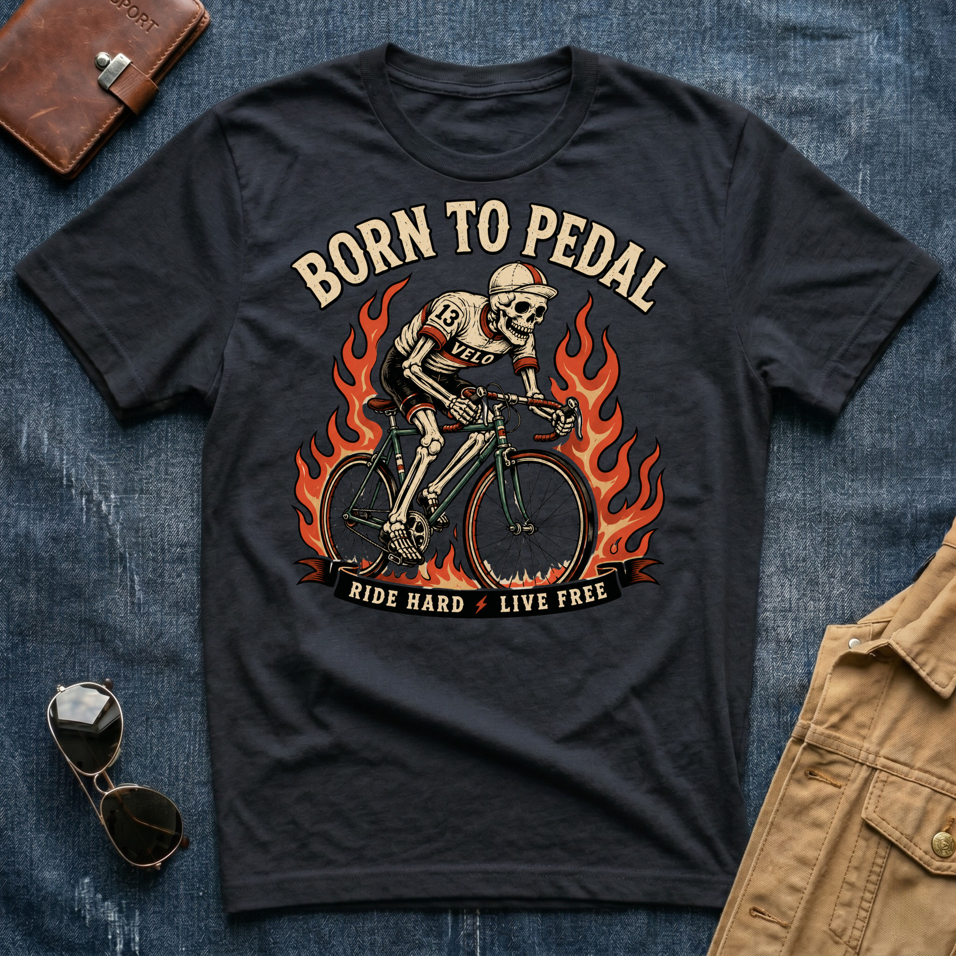 Born to Pedal Bicycle T-Shirt