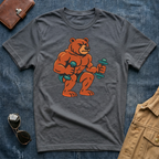 Bear Lifting Weights T-Shirt