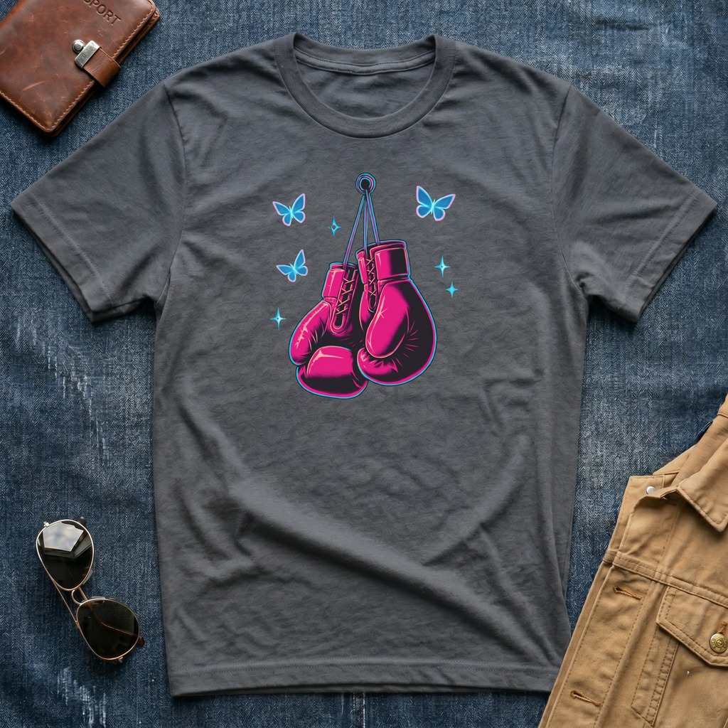 Hanging Neon Boxing Gloves T-Shirt