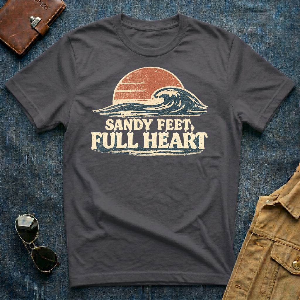 Sandy Feet Full Heart T-Shirt