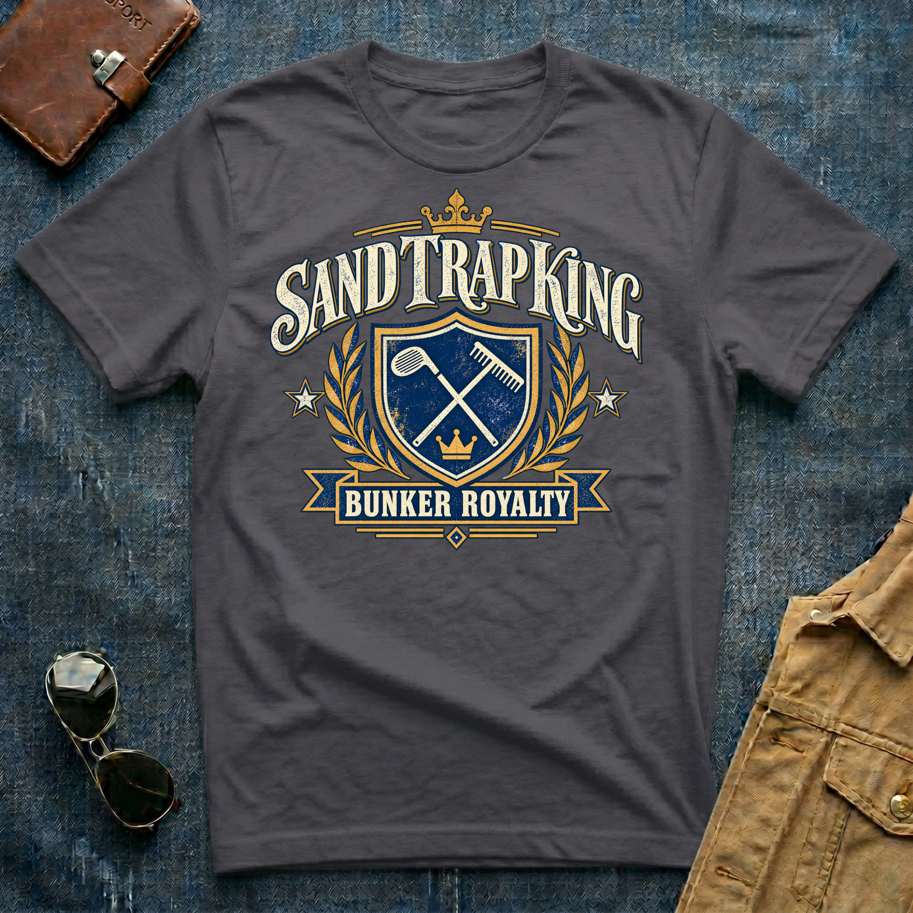 Sand Trap King Golf T-Shirt