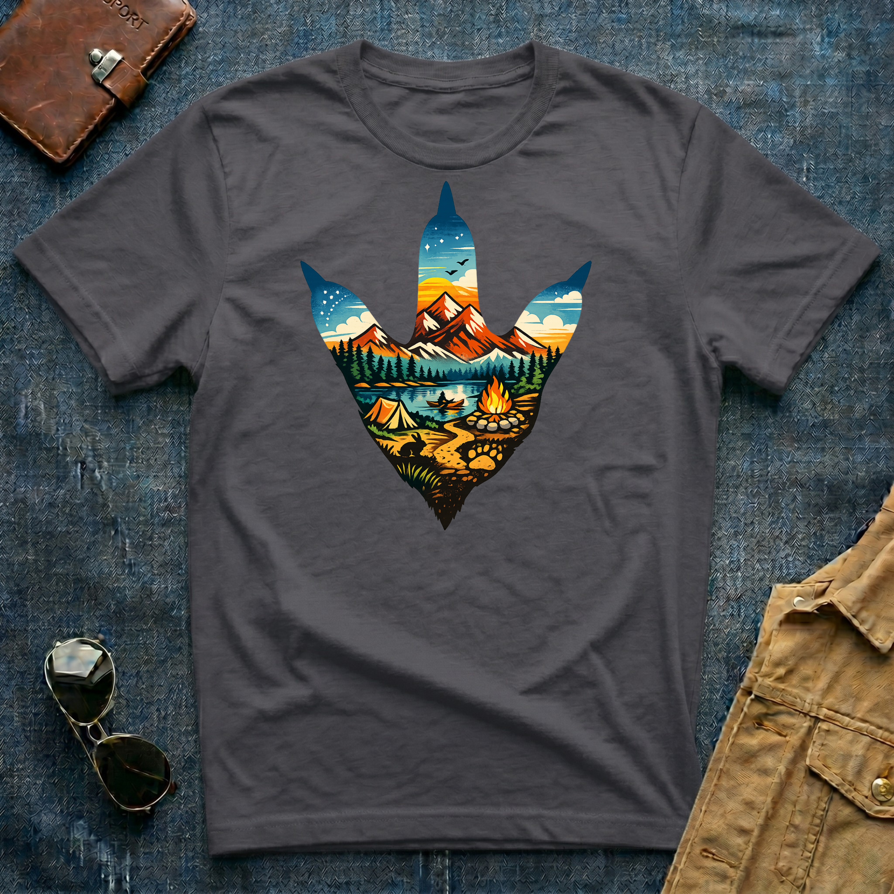 Chicken Foot Multicolor T Shirt