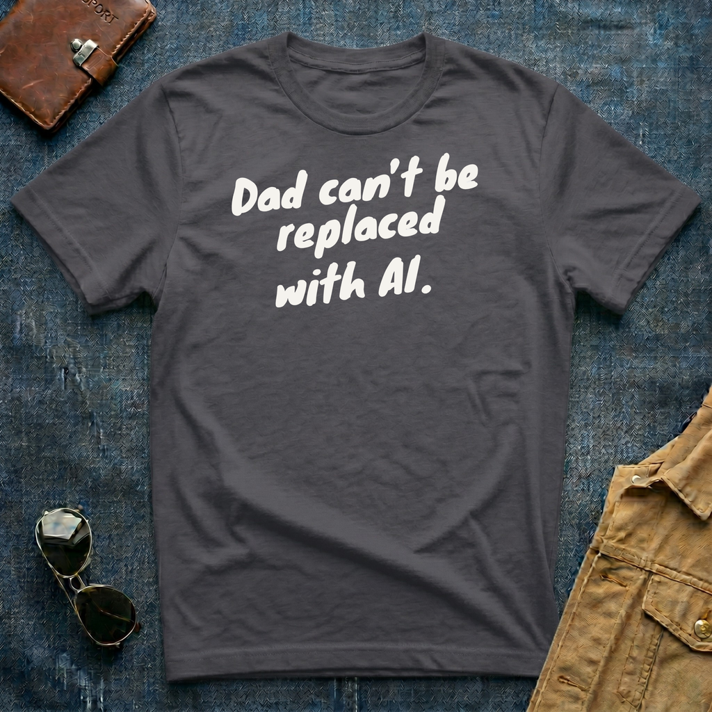 Dad Can't Be Replaced With AI T‑Shirt