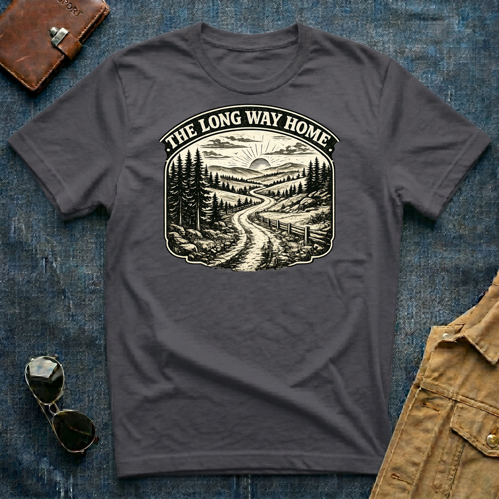 The Long Way Home Trees T Shirt