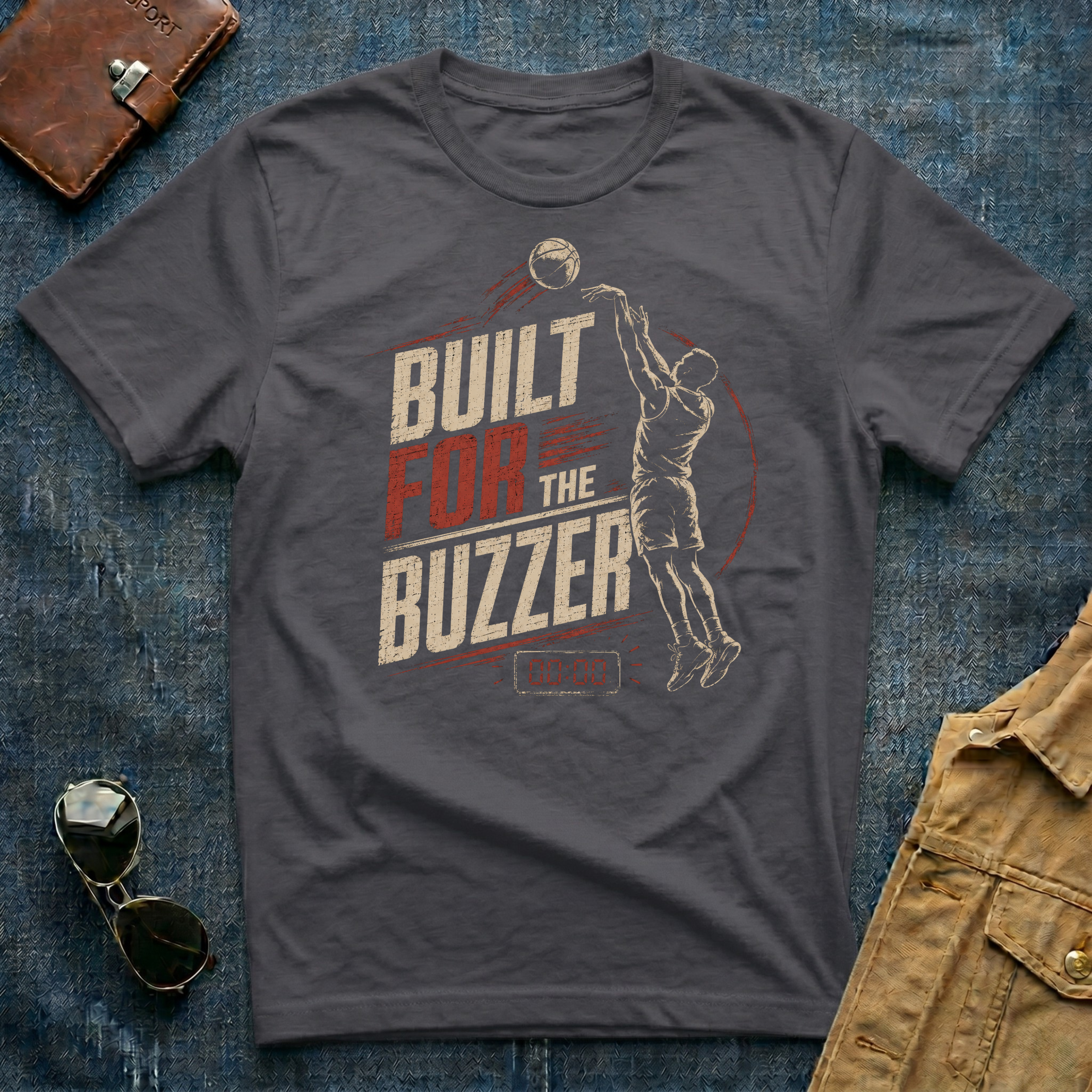 Built for the Buzzer Basketball t shirt