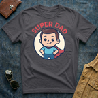 Anime Super Dad Brown T-Shirt