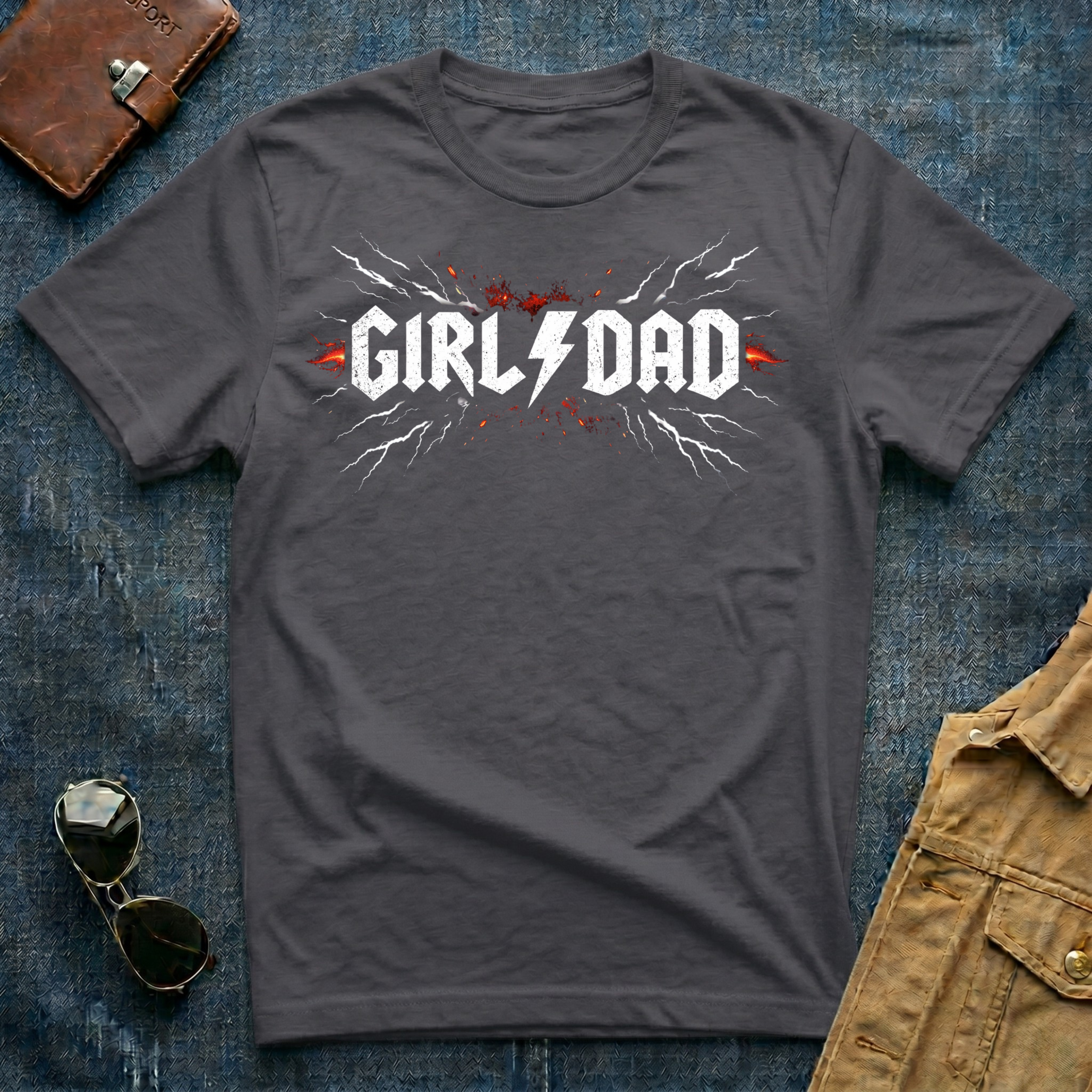 Girl Dad Flame T-Shirt