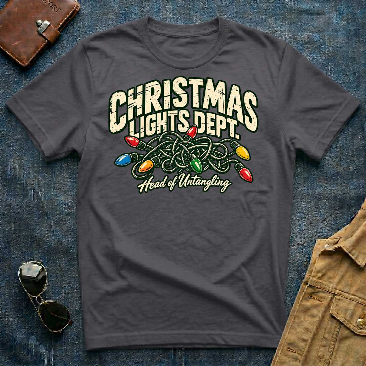 Christmas Lights Dept Untangle T-Shirt
