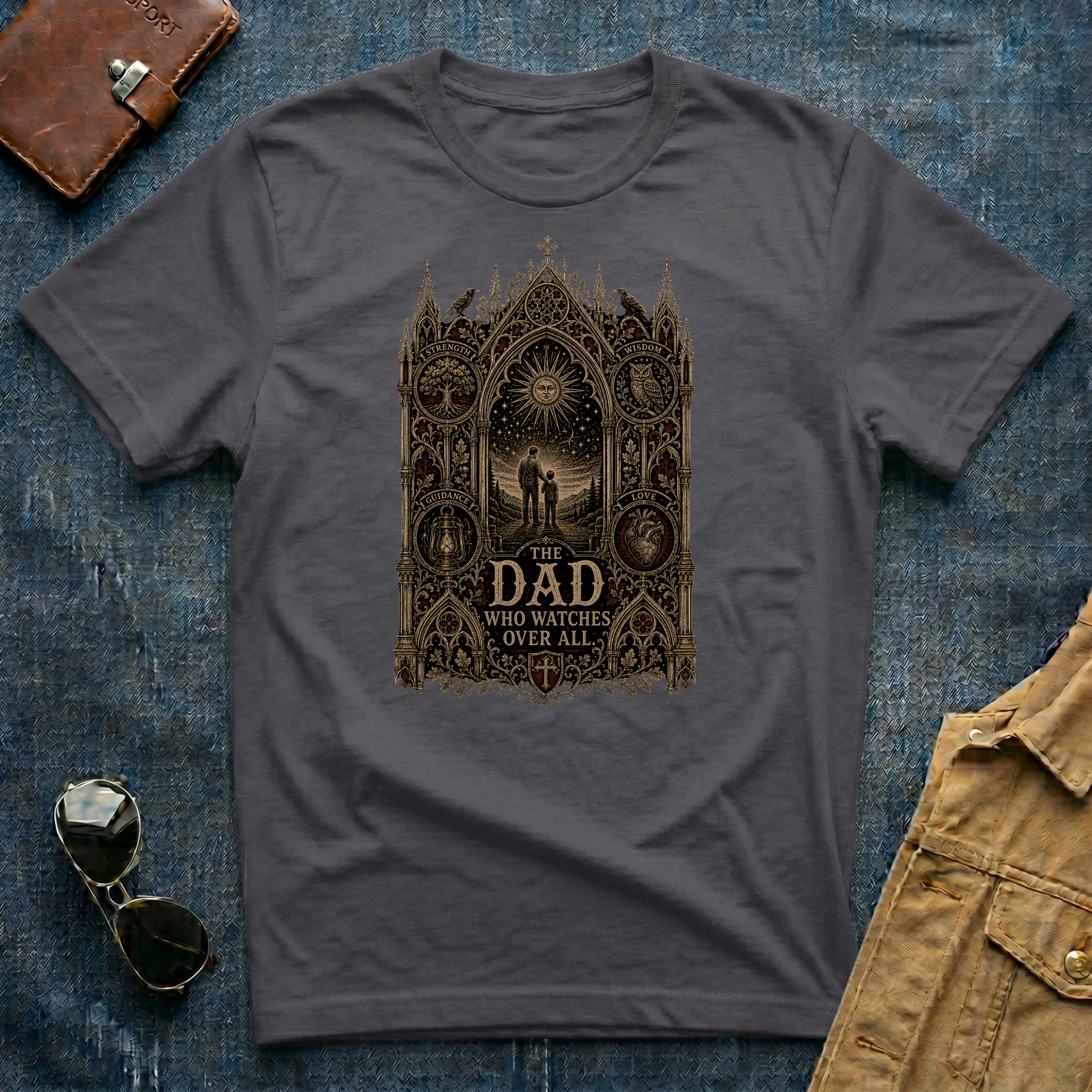 The Dad Who Watches T Shirt