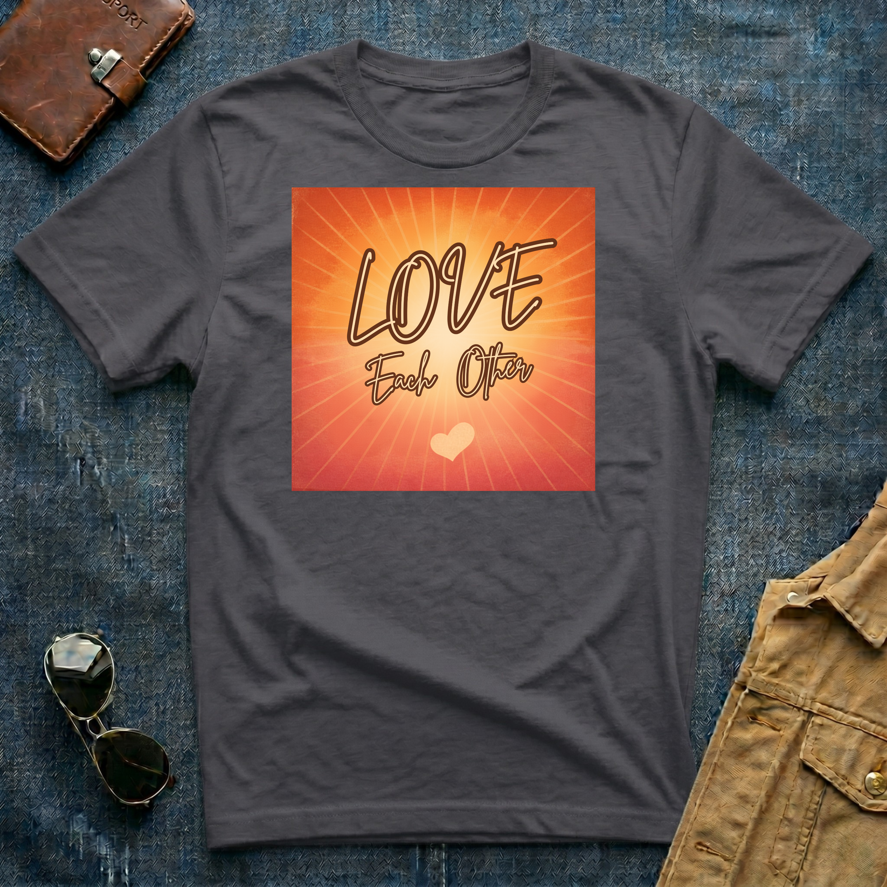 Love Each Other Sunburst T-Shirt