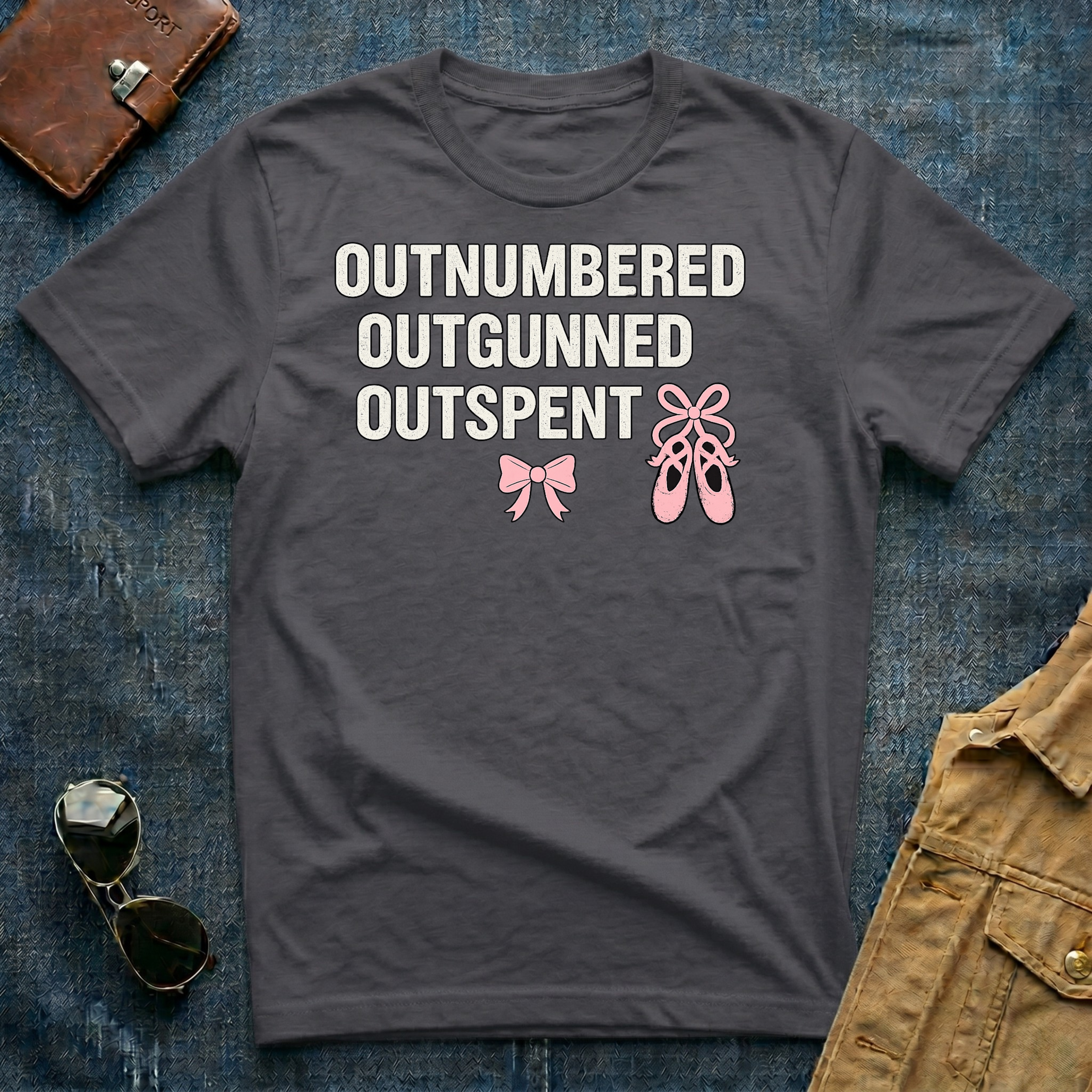 Outnumbered Outgunned Outspent 2 T Shirt