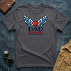 Dad Superhero Red White Blue T-Shirt