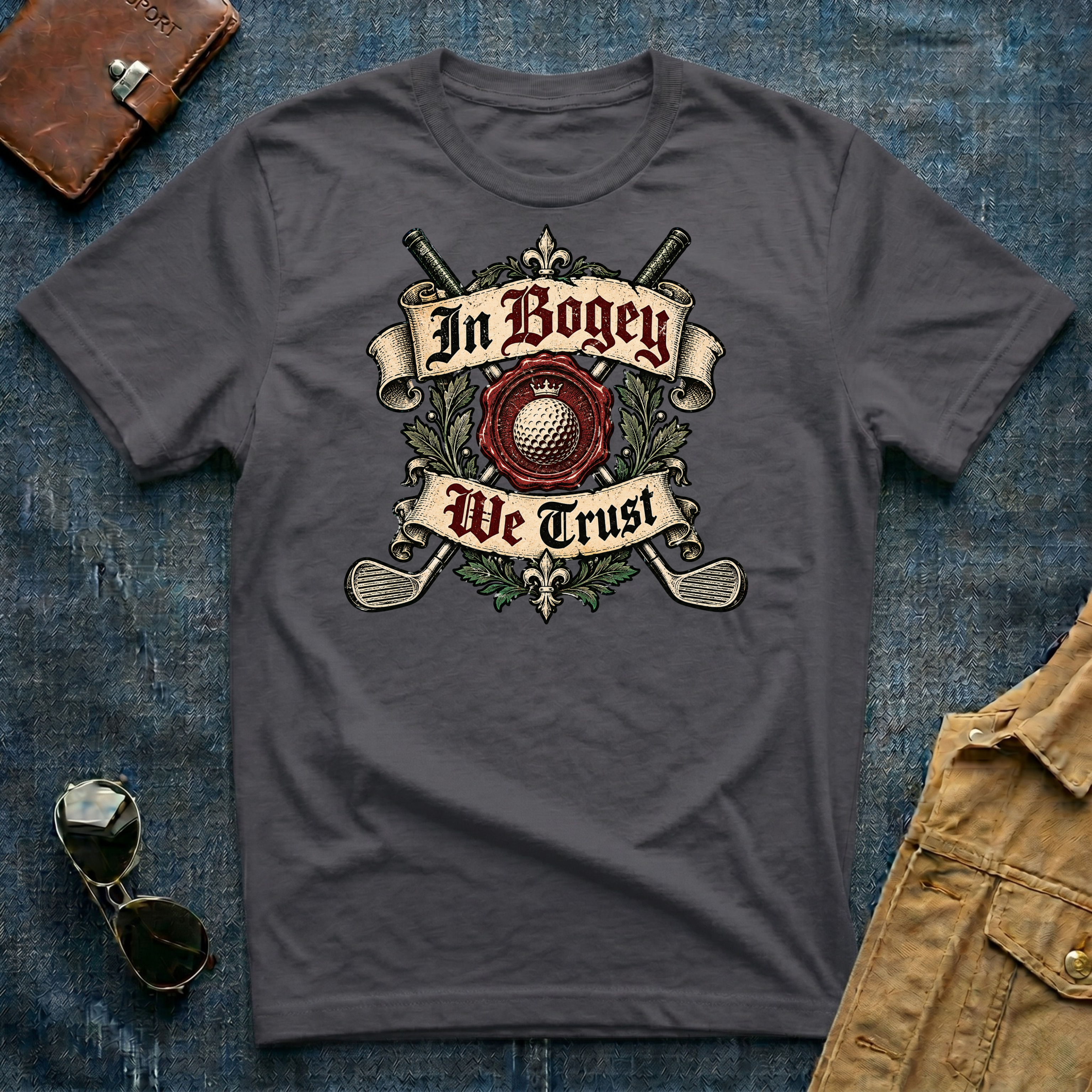 In Bogey We Trust T Shirt