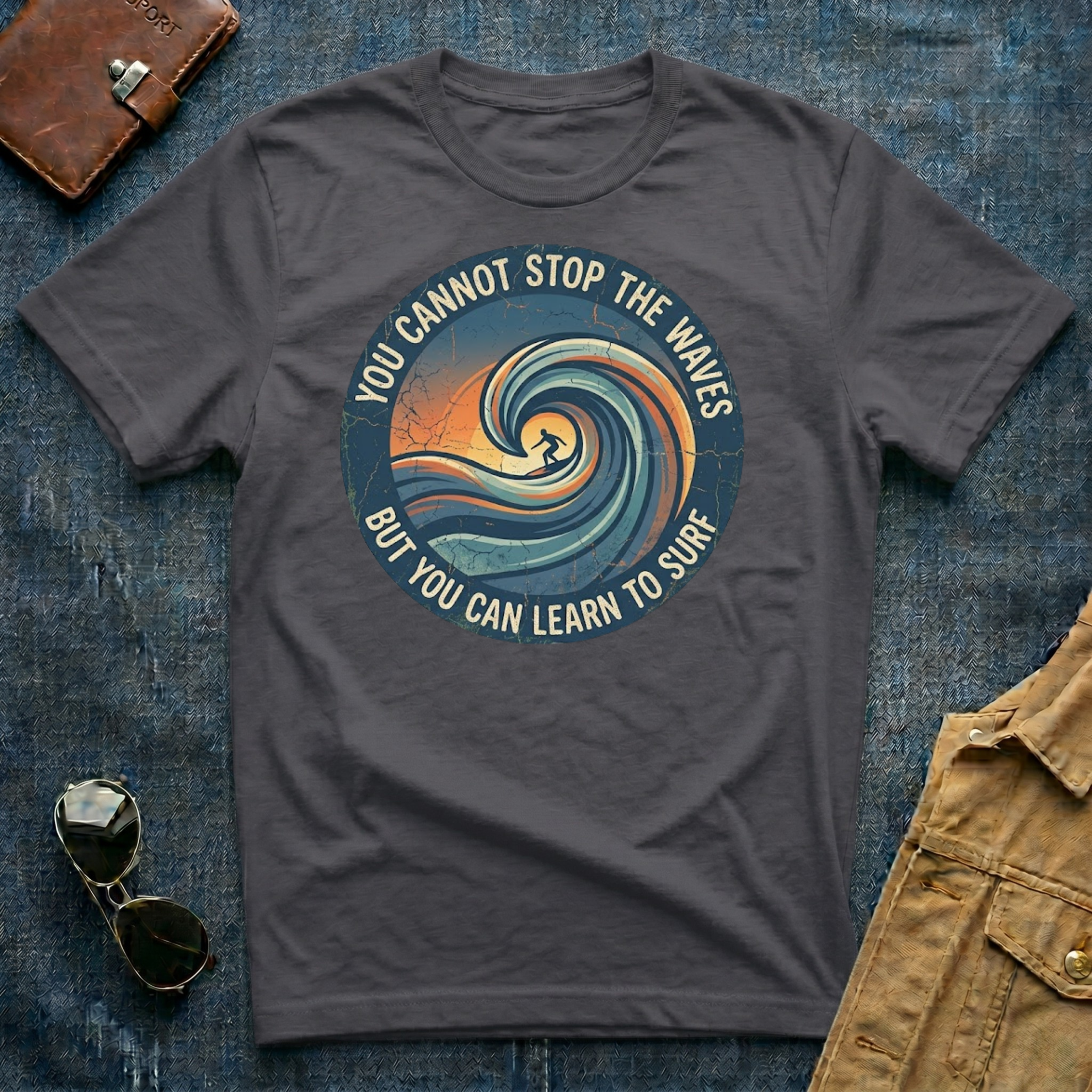 You Cannot Stop the Waves T Shirt