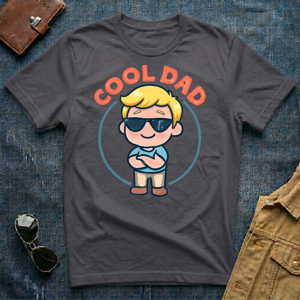 Anime Cool Dad Blond T-Shirt