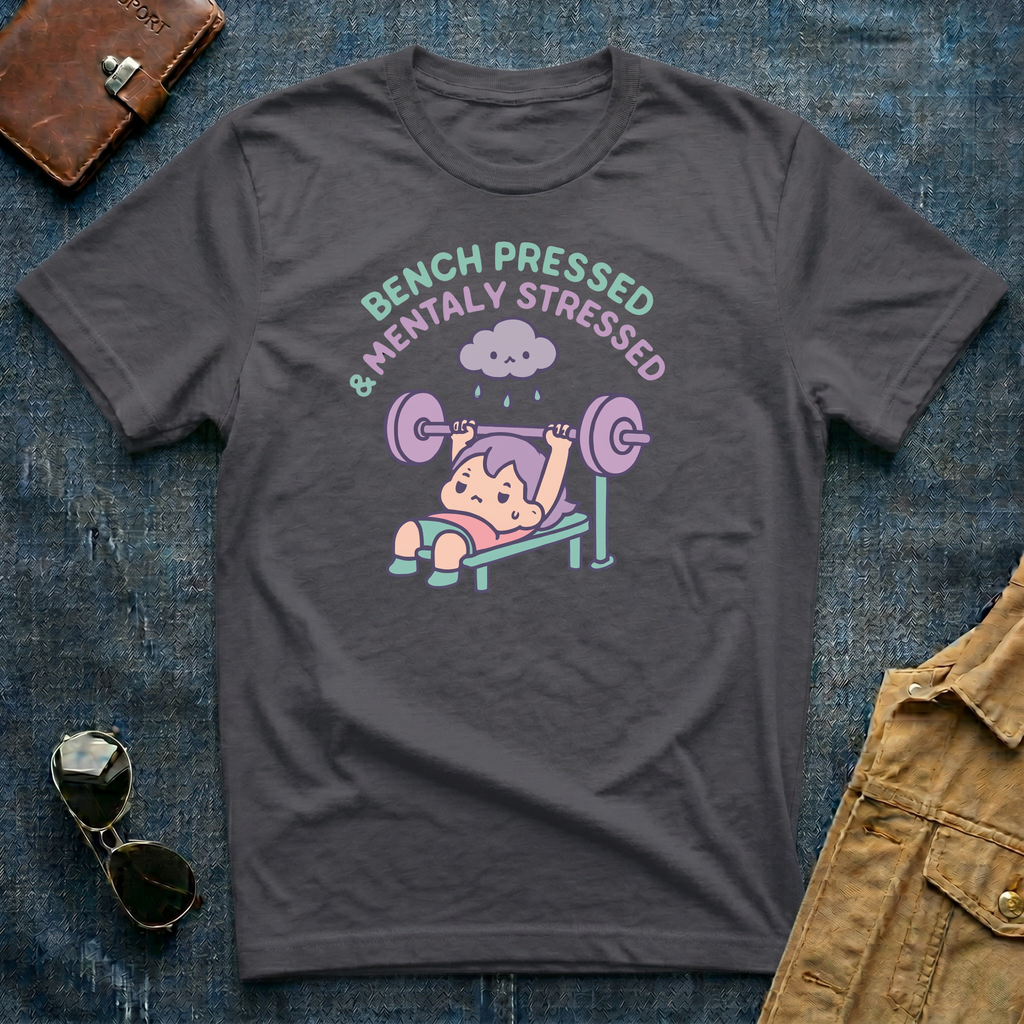 Bench Pressed Mentally Stressed T-Shirt