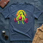 Cheerful Weightlifting Blob T-Shirt