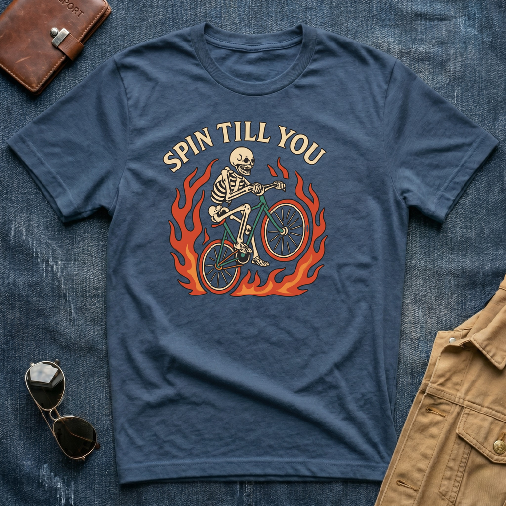 Spin Till You Skeleton T-Shirt