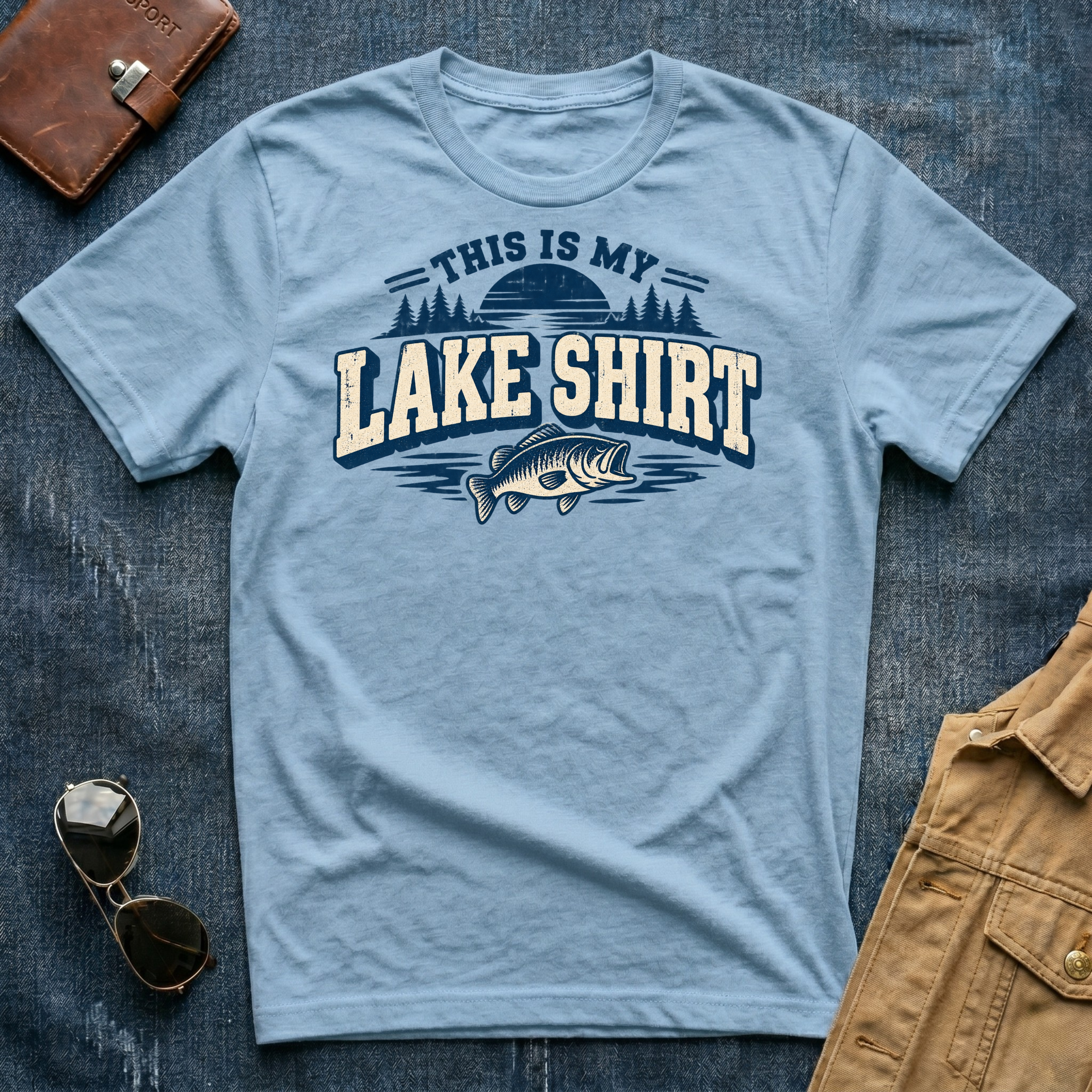 This Is My Lake Shirt Bass T Shirt