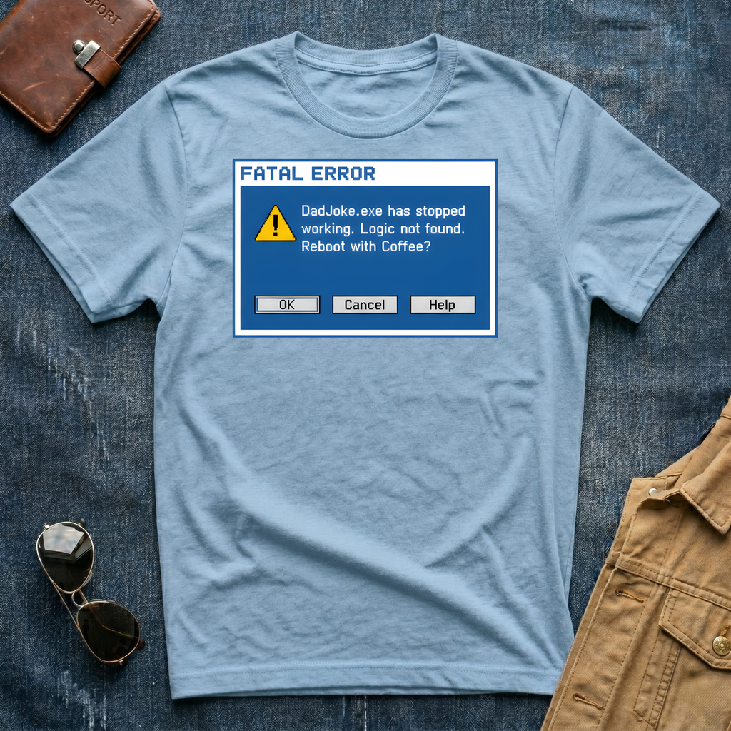 Fatal Error Dad.exe Has Stopped Working T Shirt