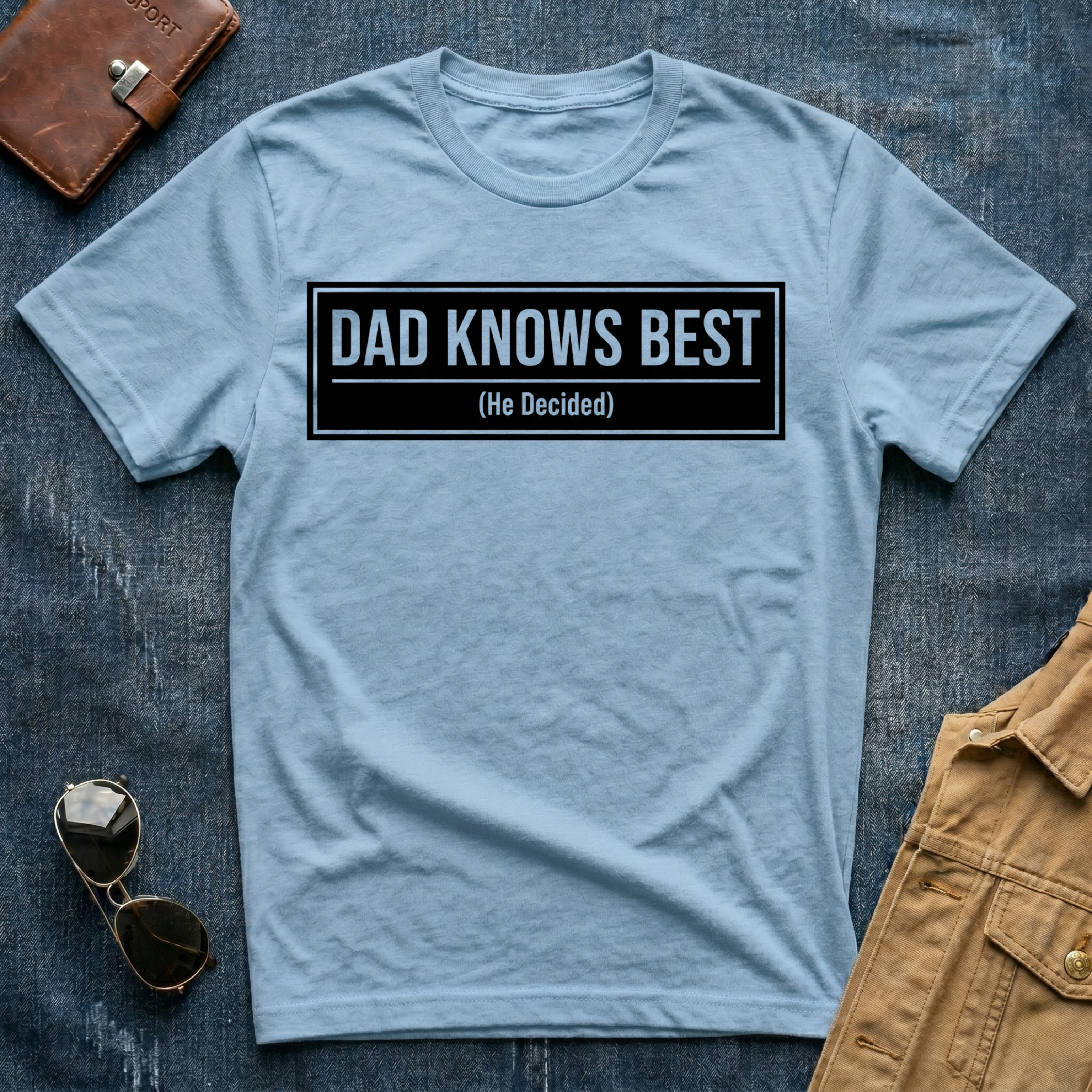 Dad Knows Best He Decided T Shirt