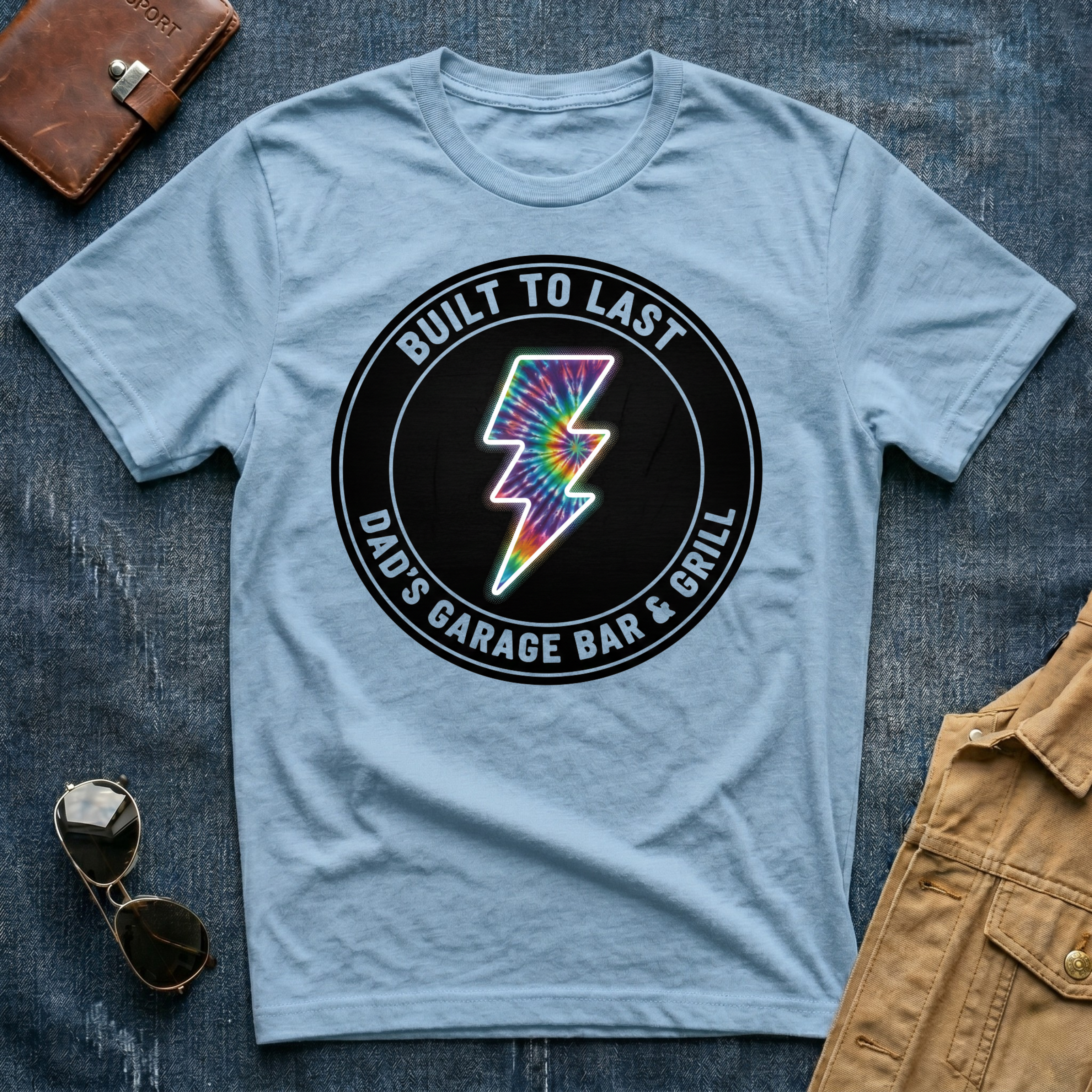 Built to Last Dad’s Garage Bar And Grill T Shirt