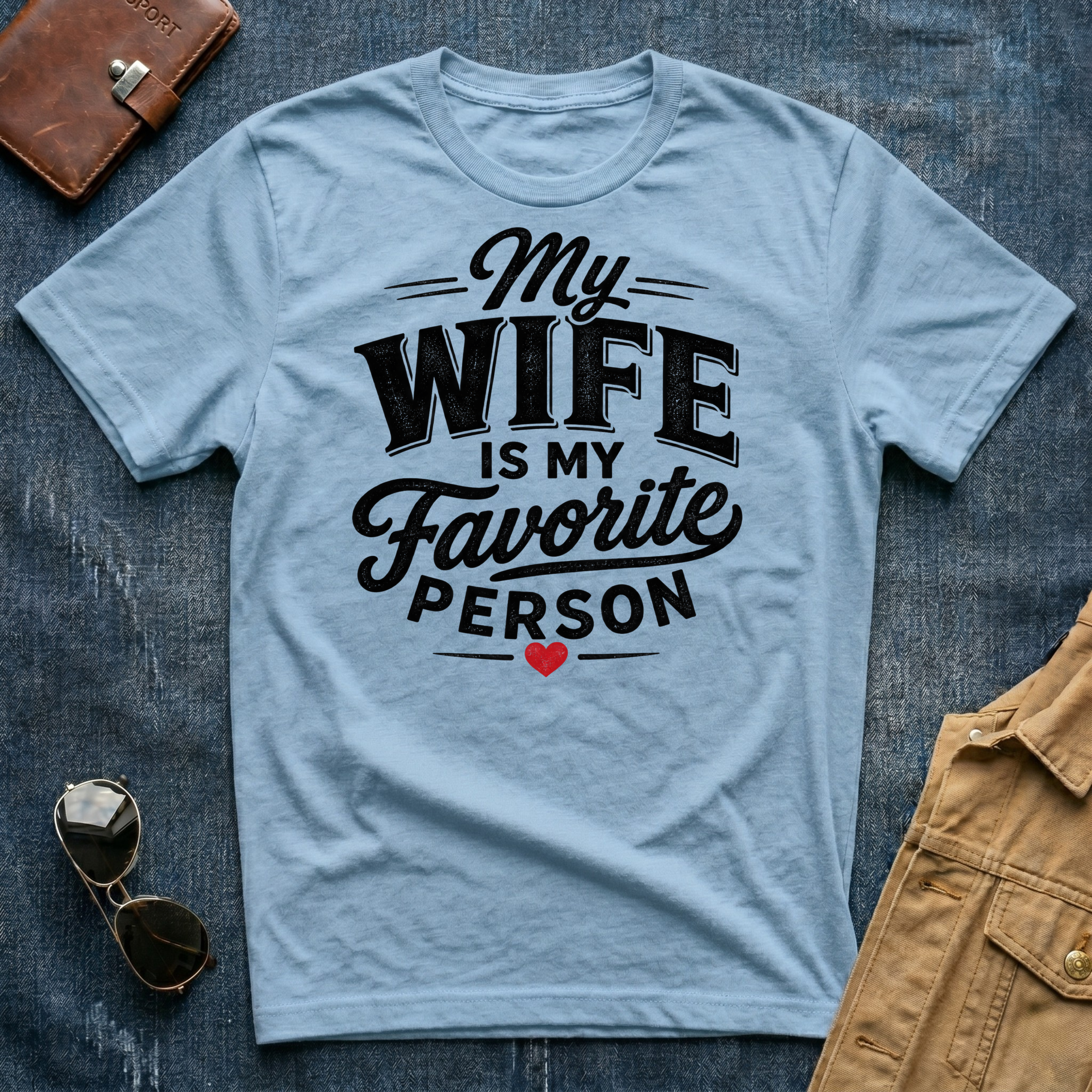 Wife Is My Favorite Person T‑Shirt