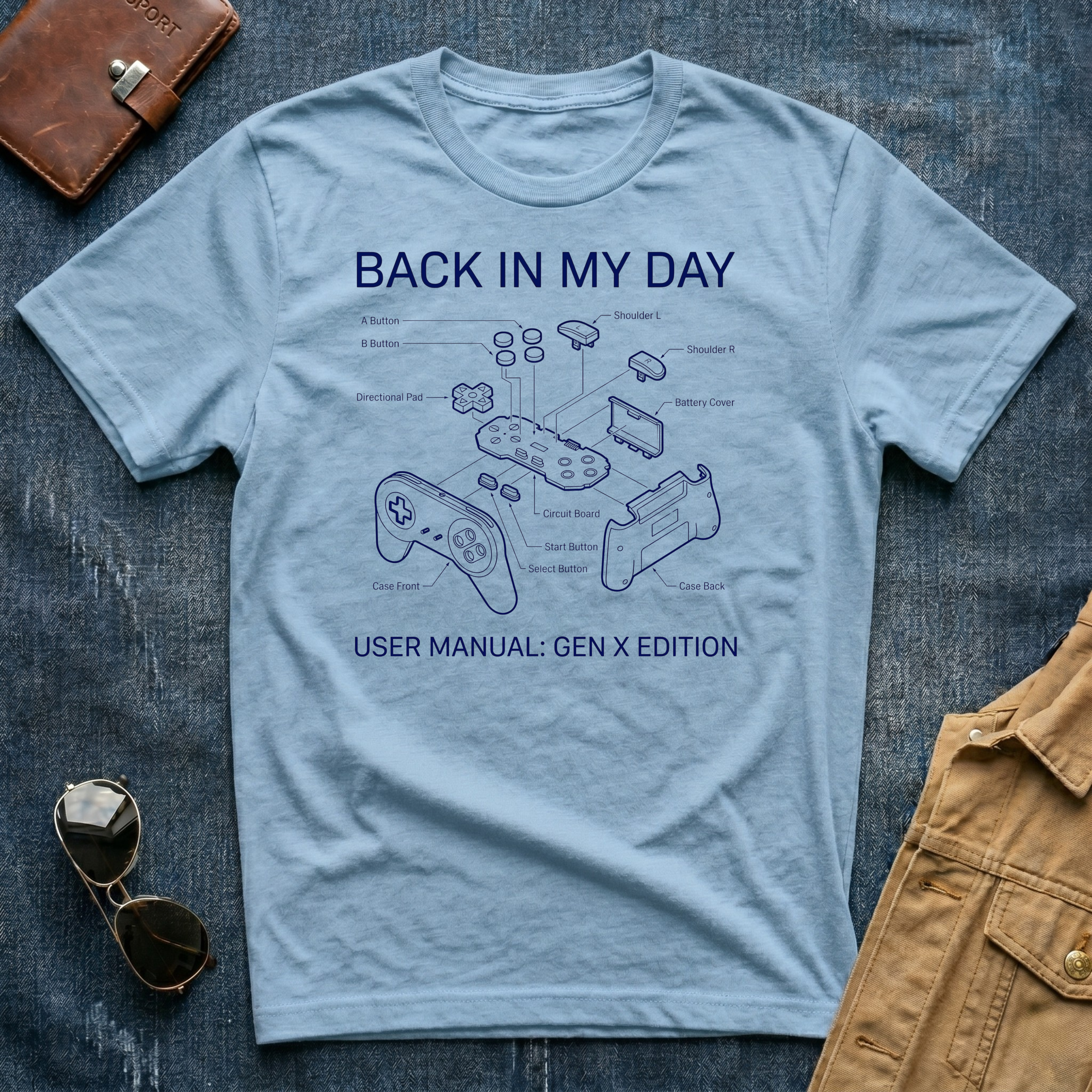 Back In My Day User Manual T Shirt