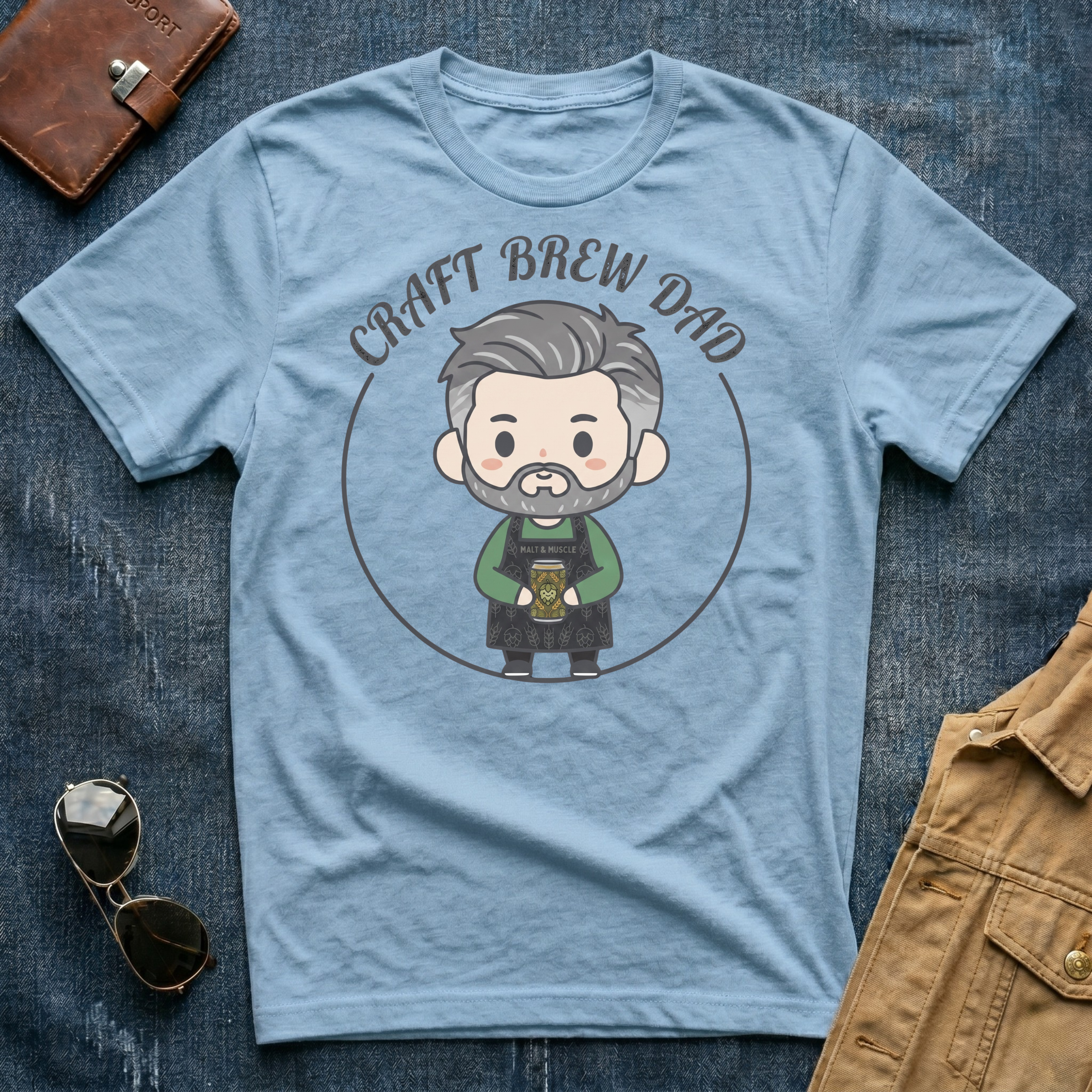 Anime Craft Brew Dad T-Shirt