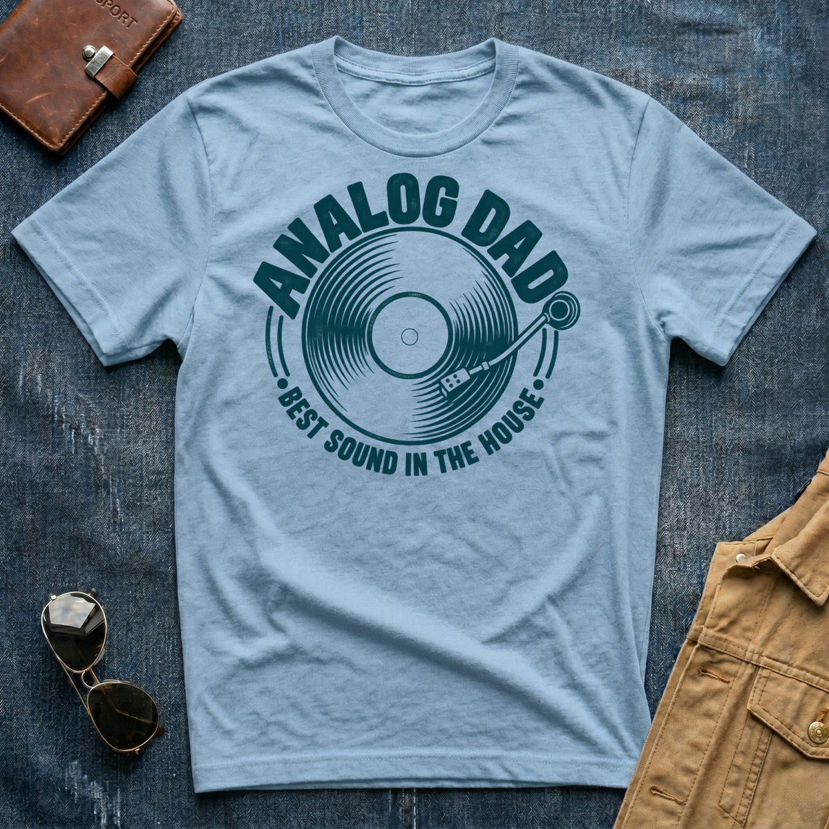 Analog Dad  Record T-Shirt