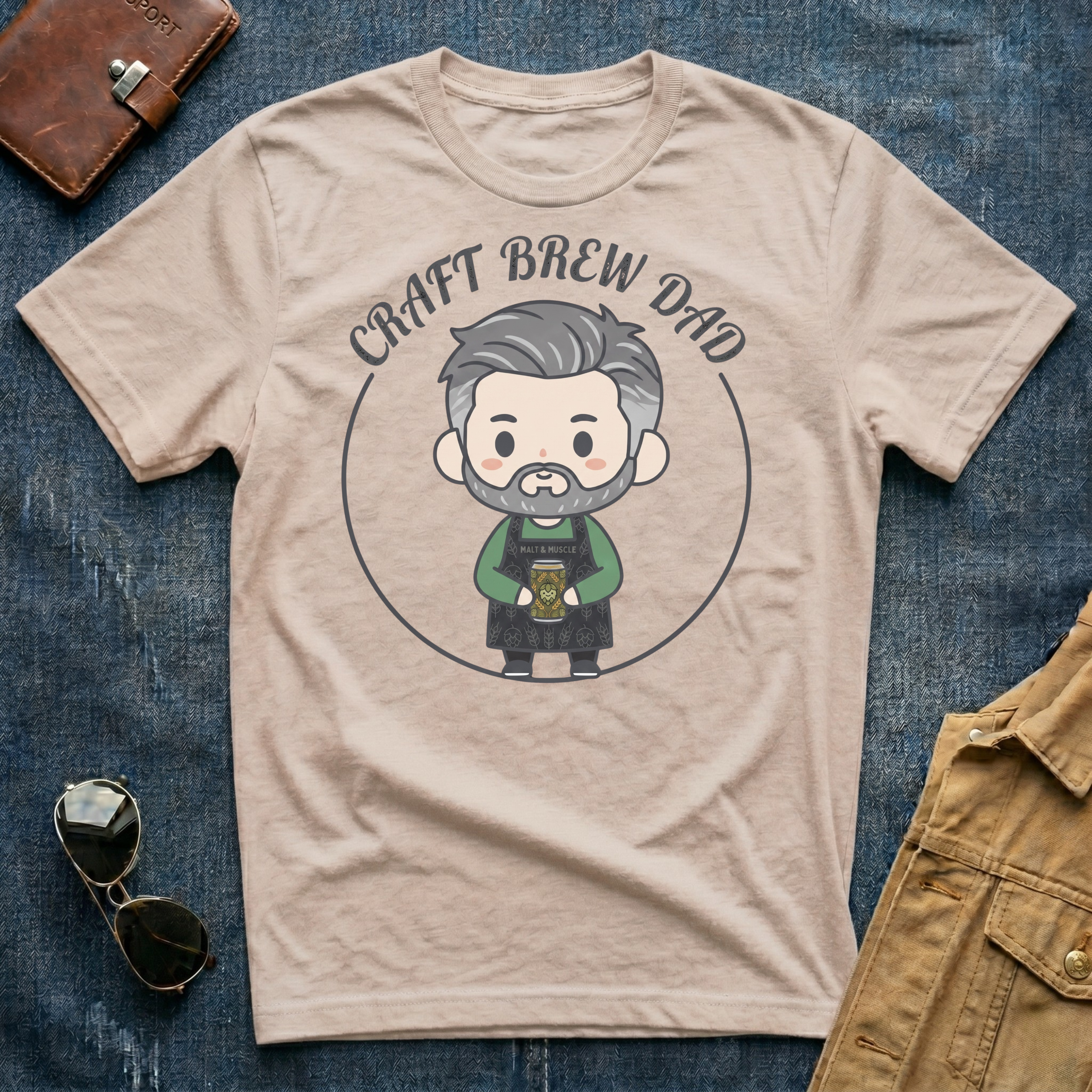Anime Craft Brew Dad T-Shirt