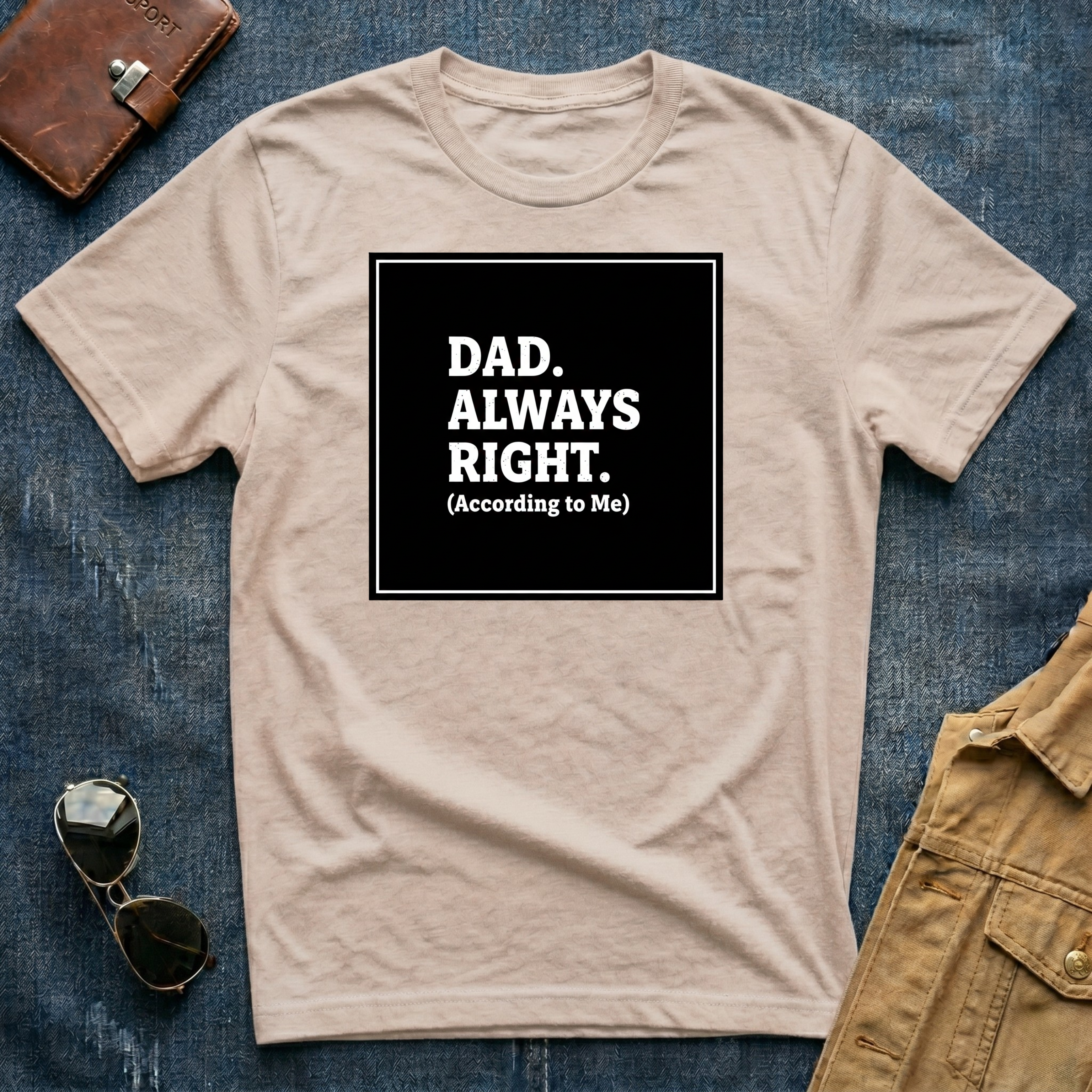 Dad Always Right T-Shirt