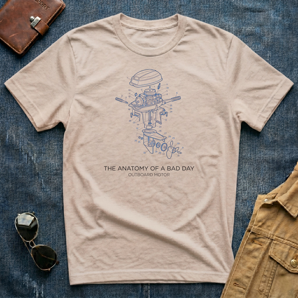 The Anatomy of a Bad Day Outboard T Shirt