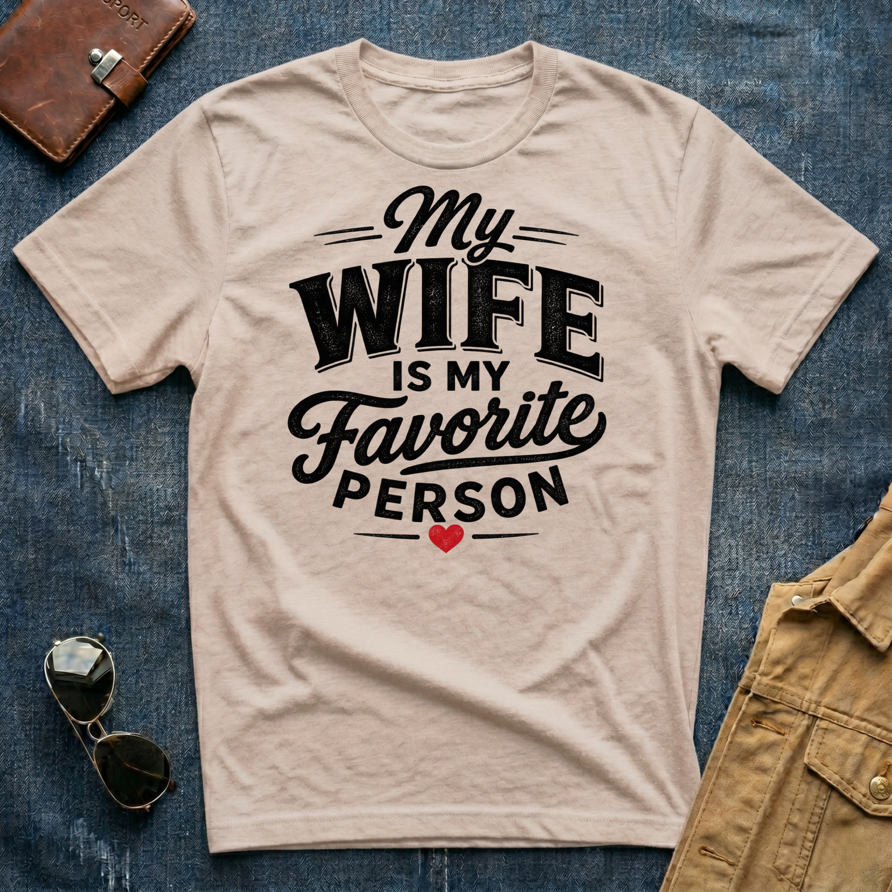 Wife Is My Favorite Person T‑Shirt