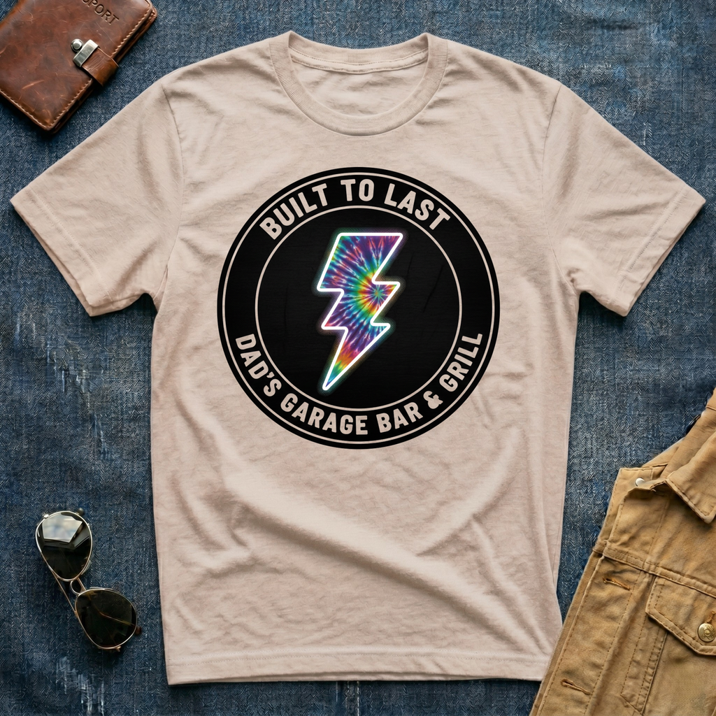 Built to Last Dad’s Garage Bar And Grill T Shirt