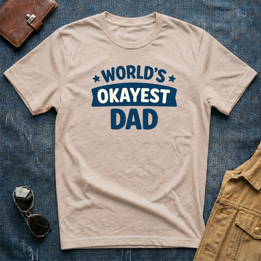 World's Okayest Dad T-Shirt