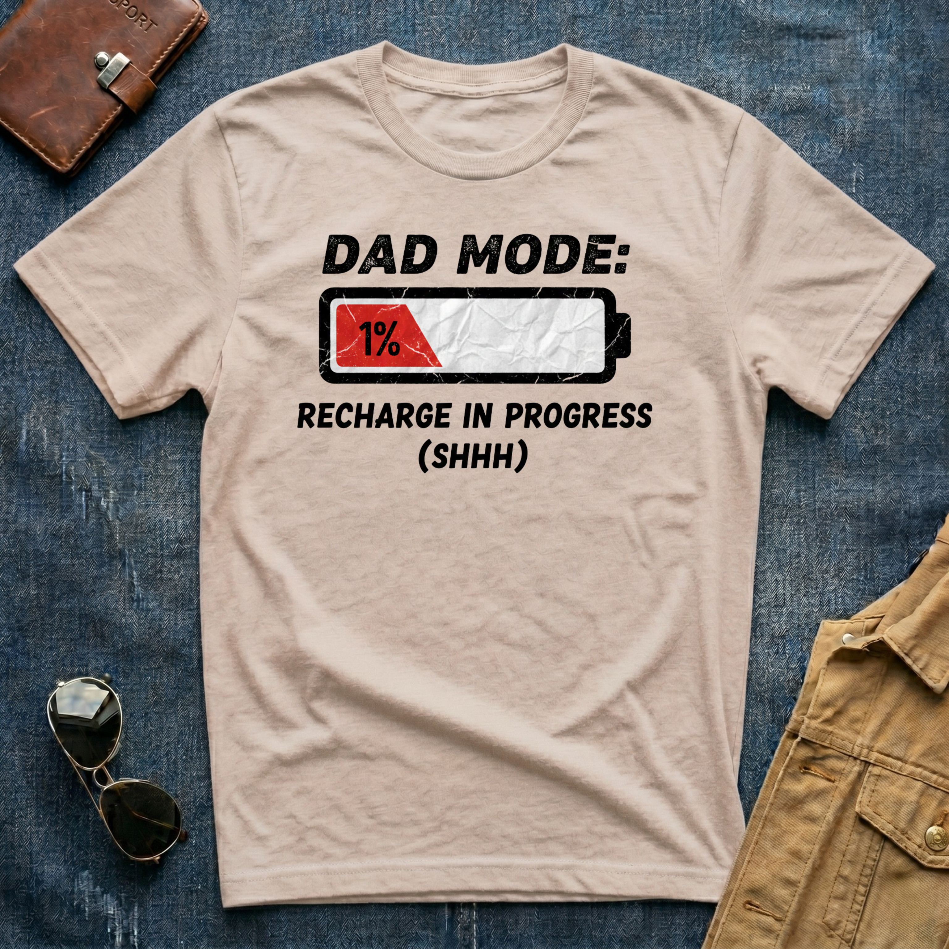 Dad Mode Recharge in Progress T Shirt