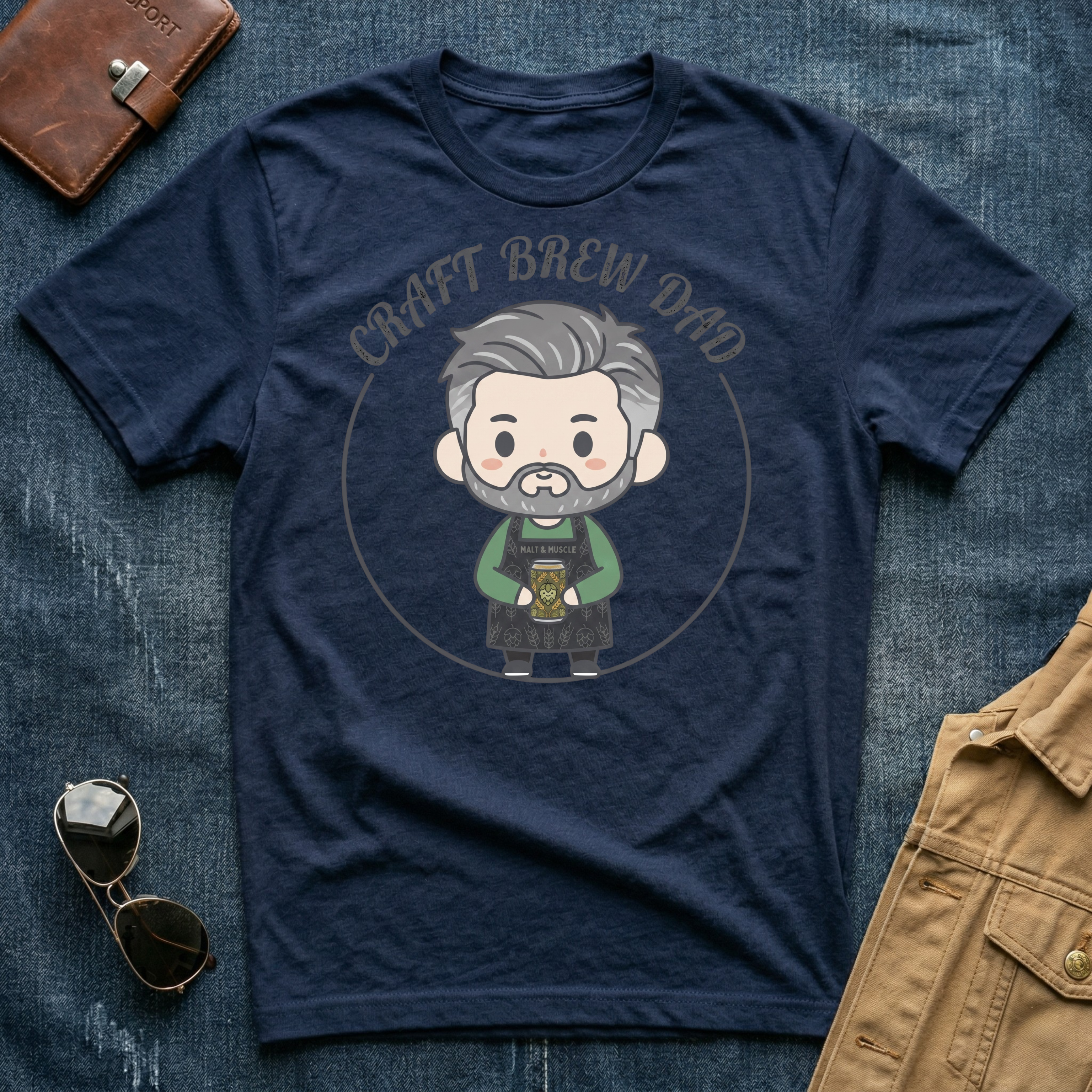 Anime Craft Brew Dad T-Shirt