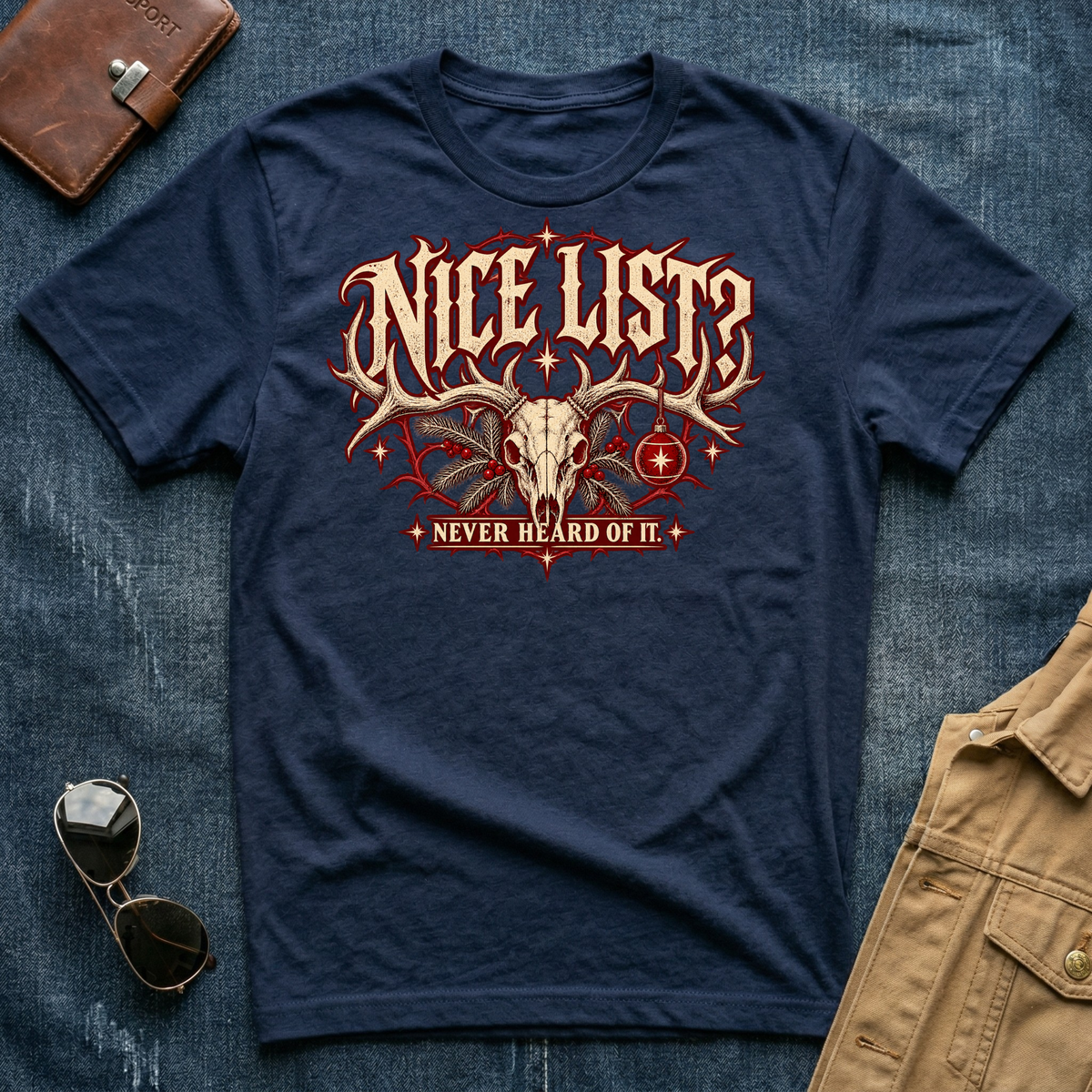 Nice List? Never Heard of It T-Shirt