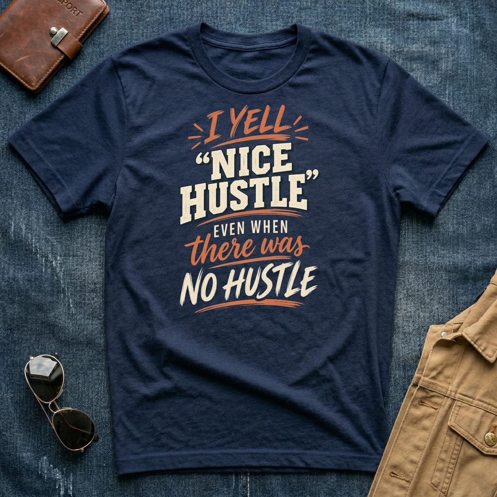 I Yell "Nice Hustle" Even When There Was No Hustle T Shirt