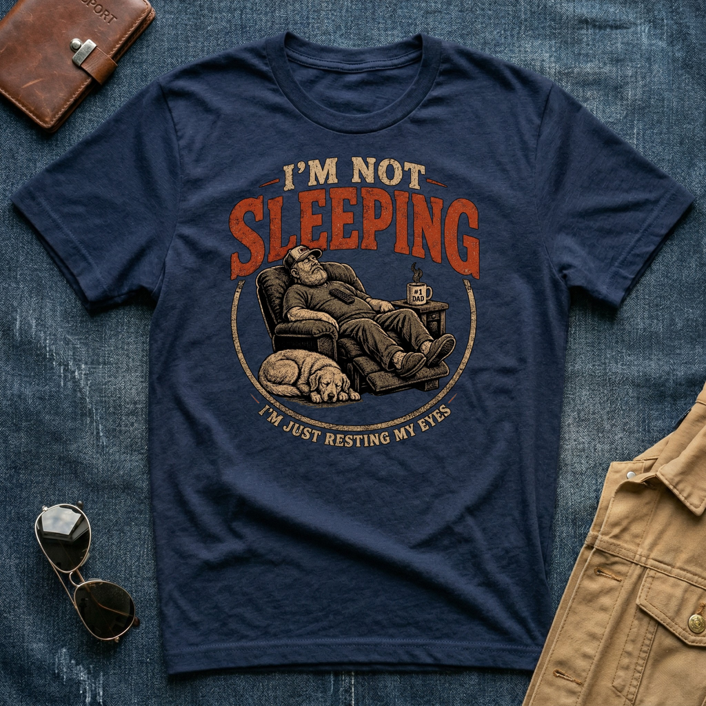 I'm Not Sleeping, I'm Just Resting My Eyes Beard T Shirt