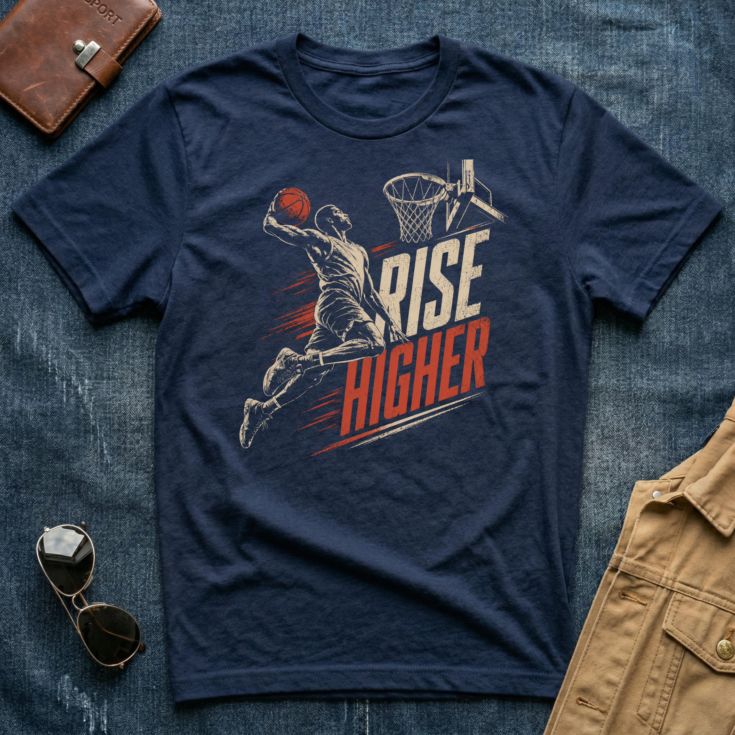 Rise Higher Basketball T-Shirt