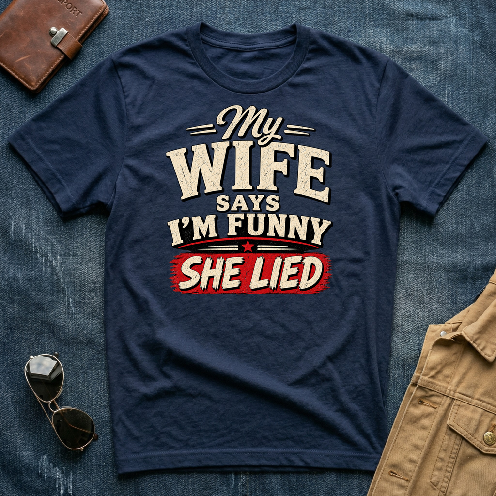 My Wife Says I'm Funny T-Shirt