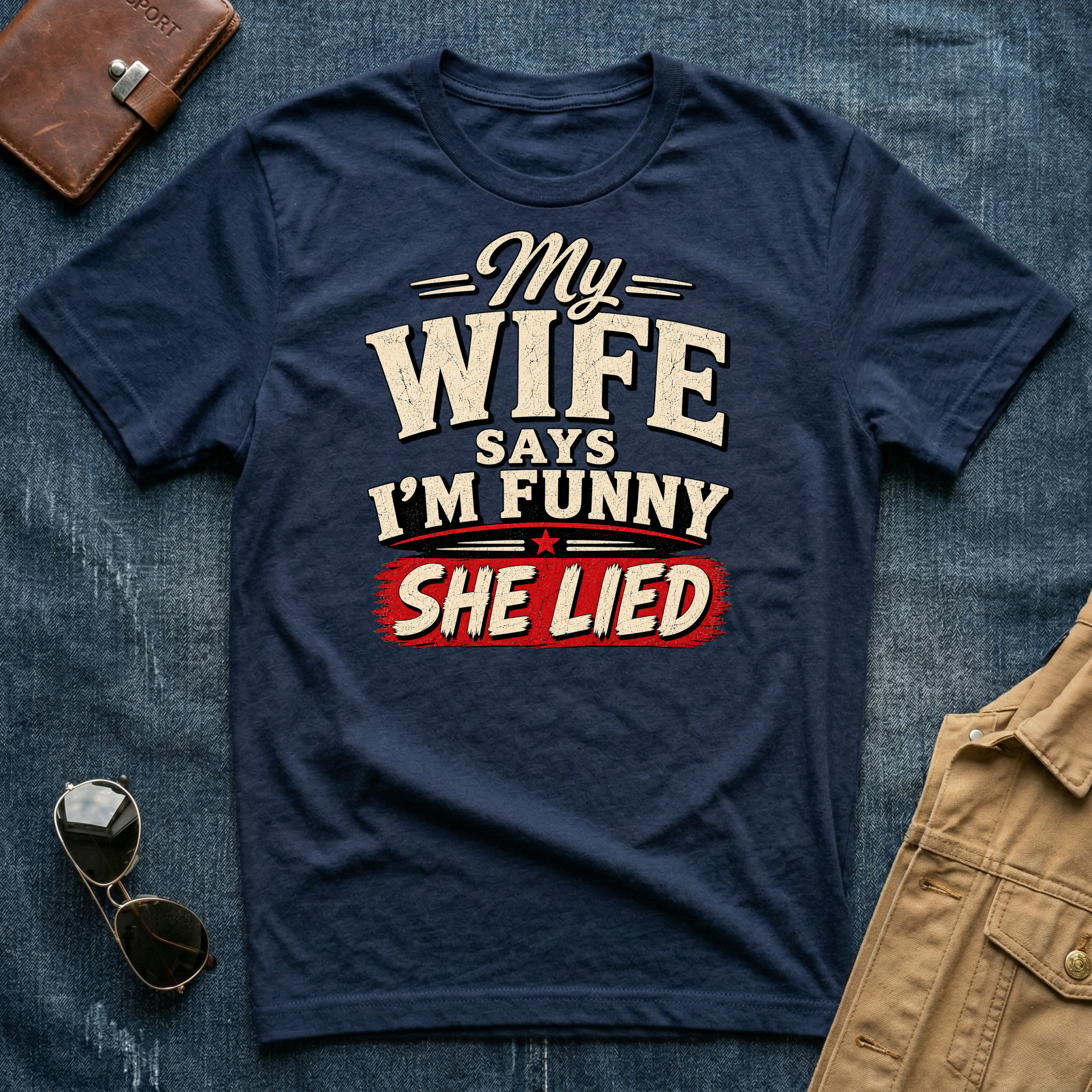 My Wife Says I'm Funny T-Shirt