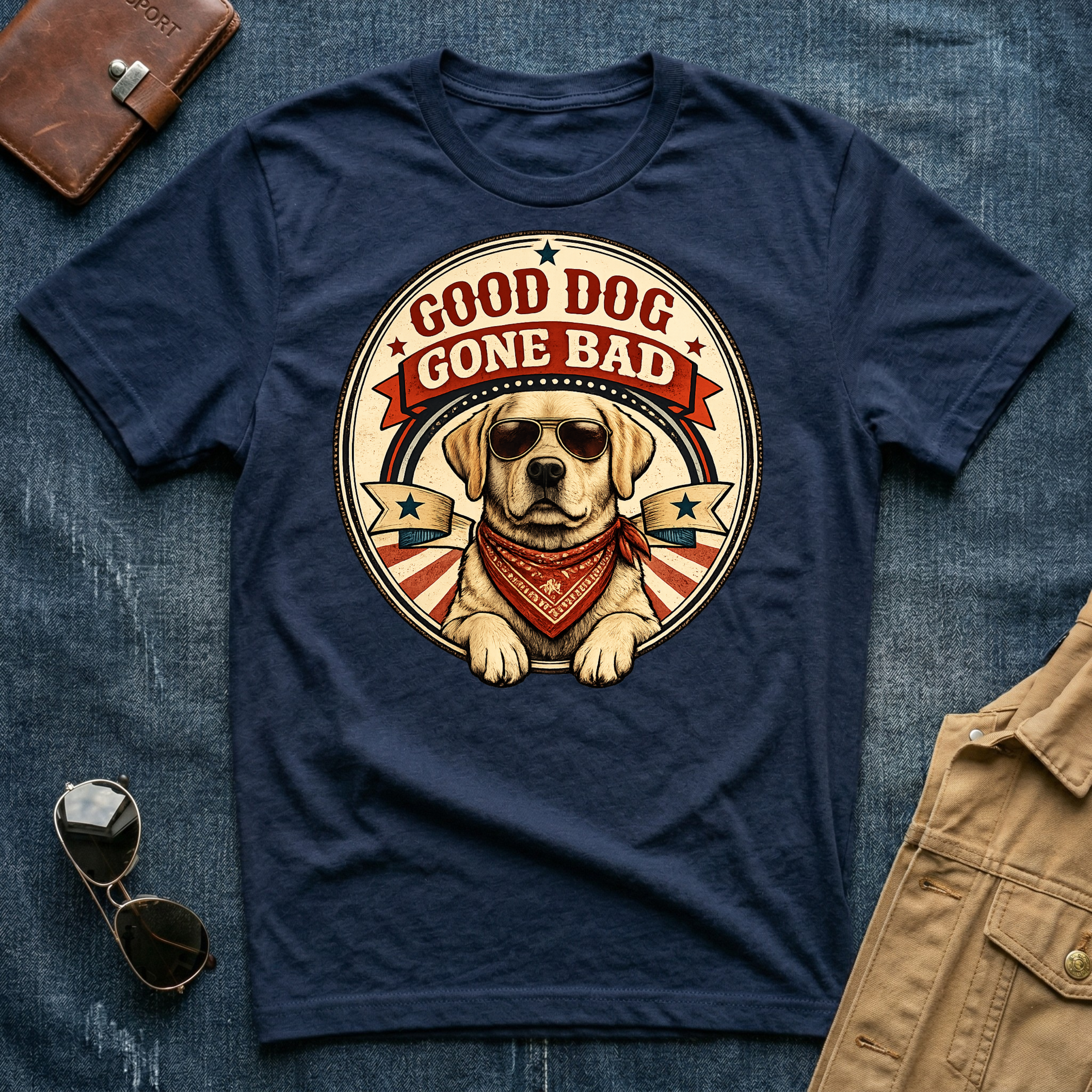 Good Dog Gone Bad Lab T Shirt