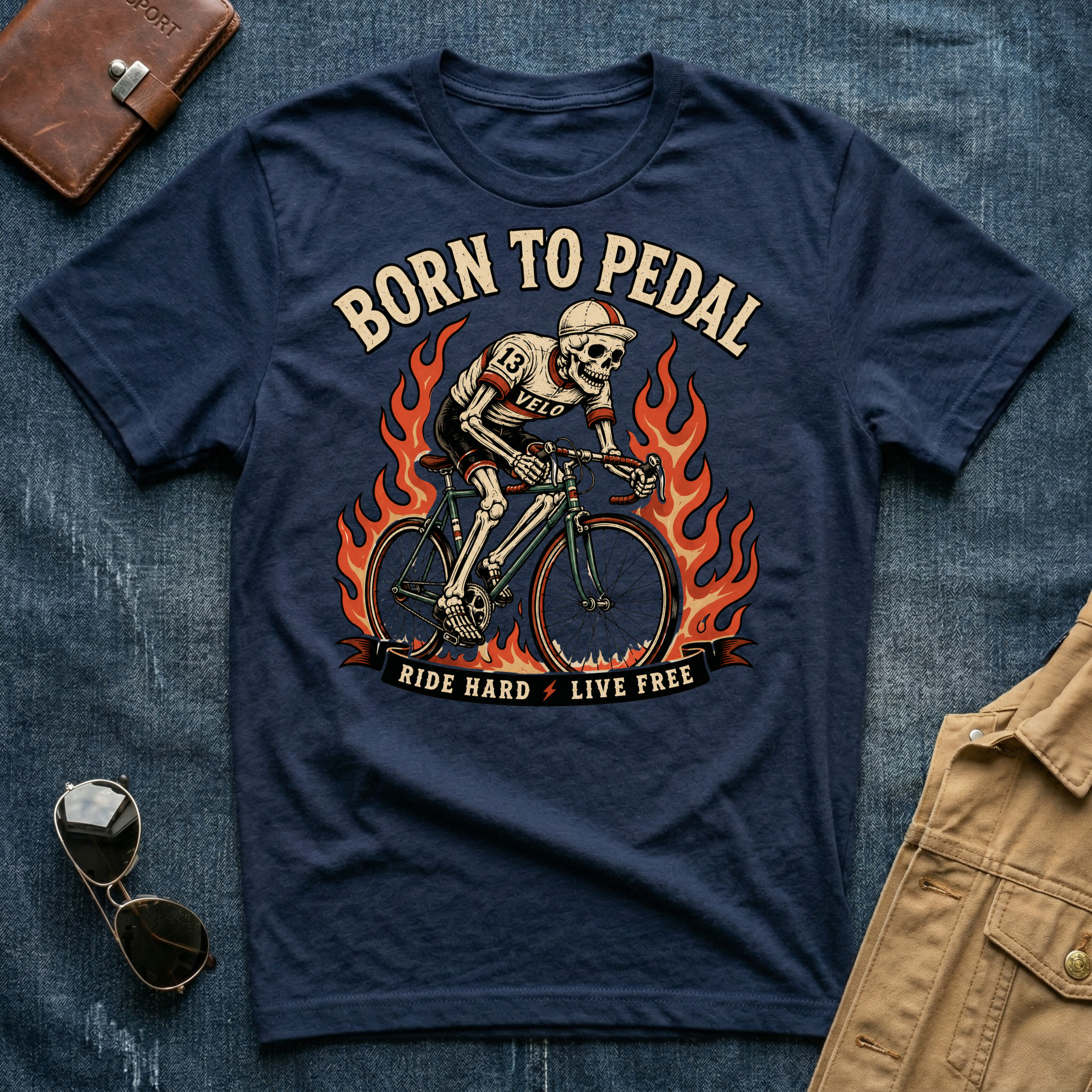 Born to Pedal Bicycle T-Shirt