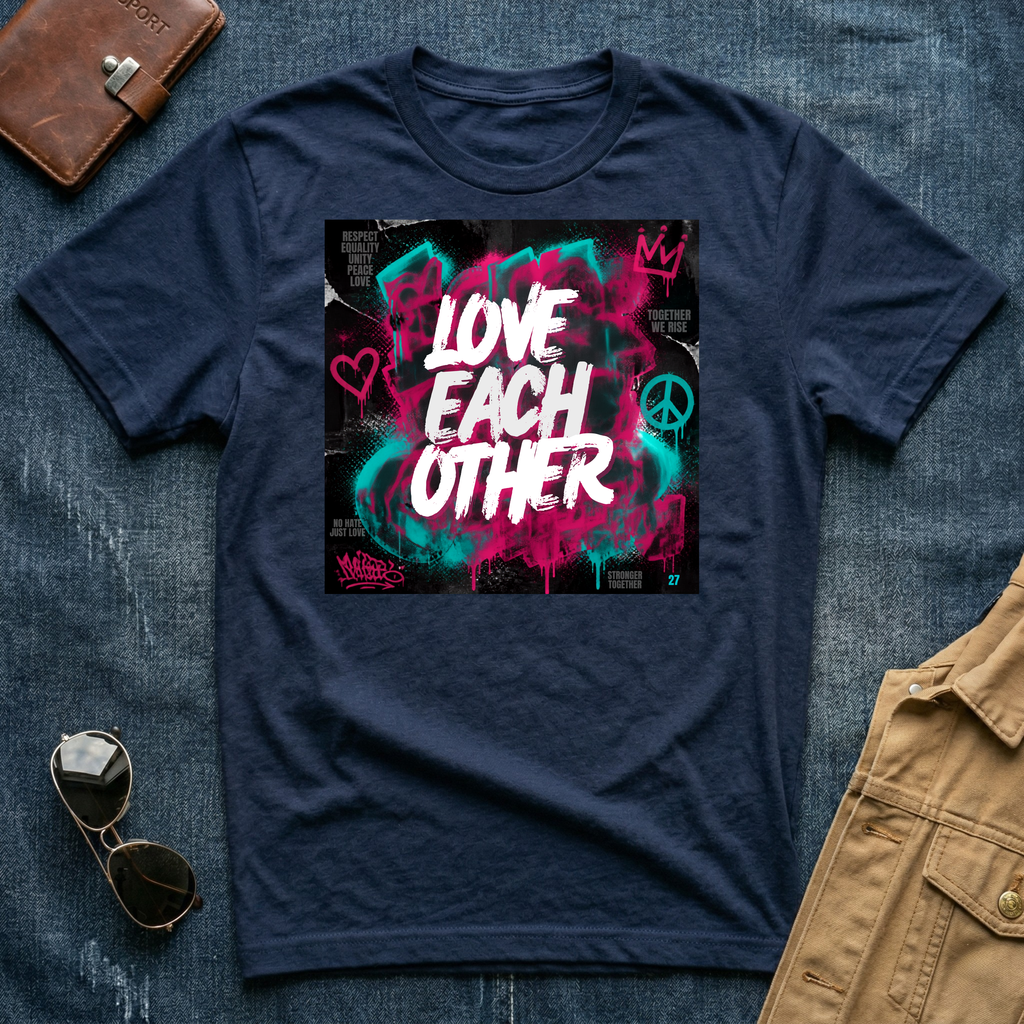 Love Each Other Grafiti T-Shirt