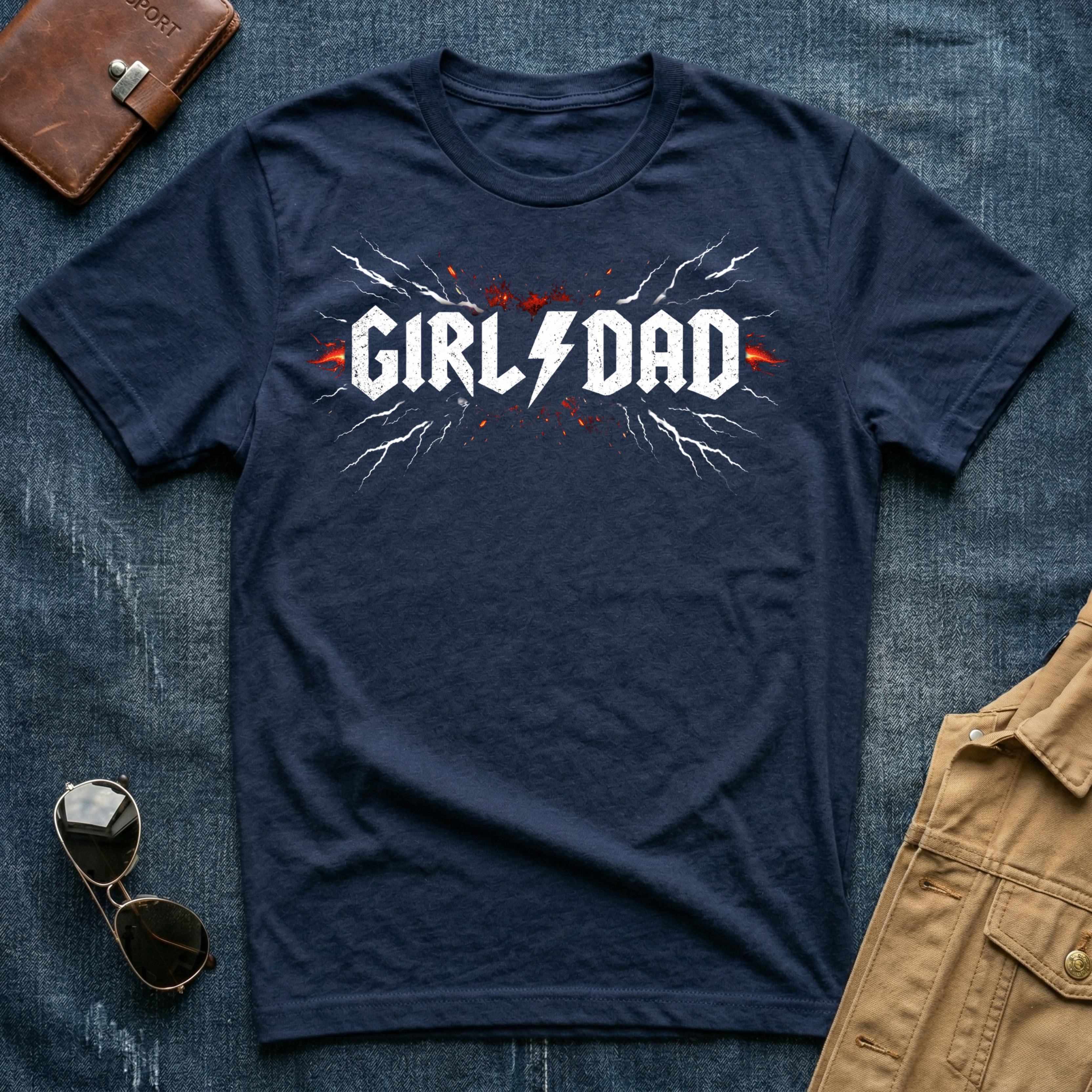 Girl Dad Flame T-Shirt