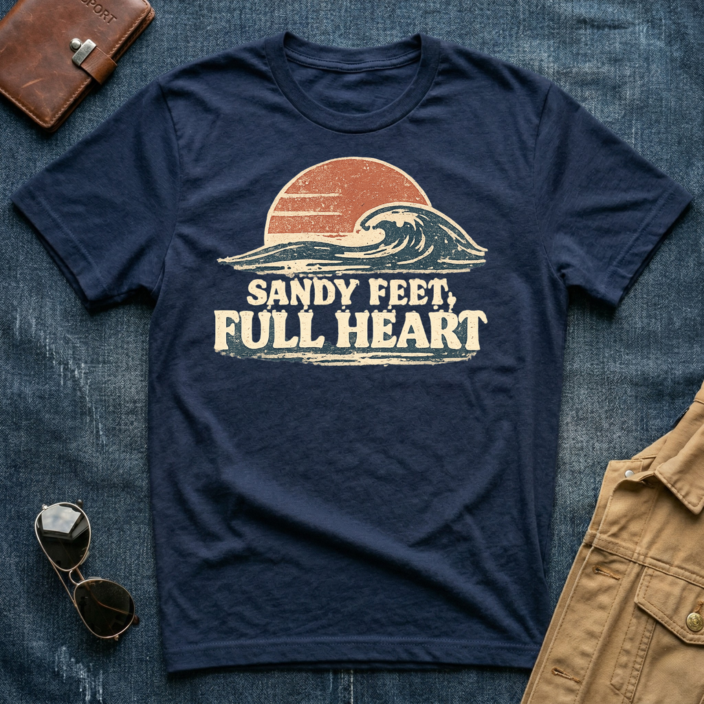 Sandy Feet Full Heart T-Shirt