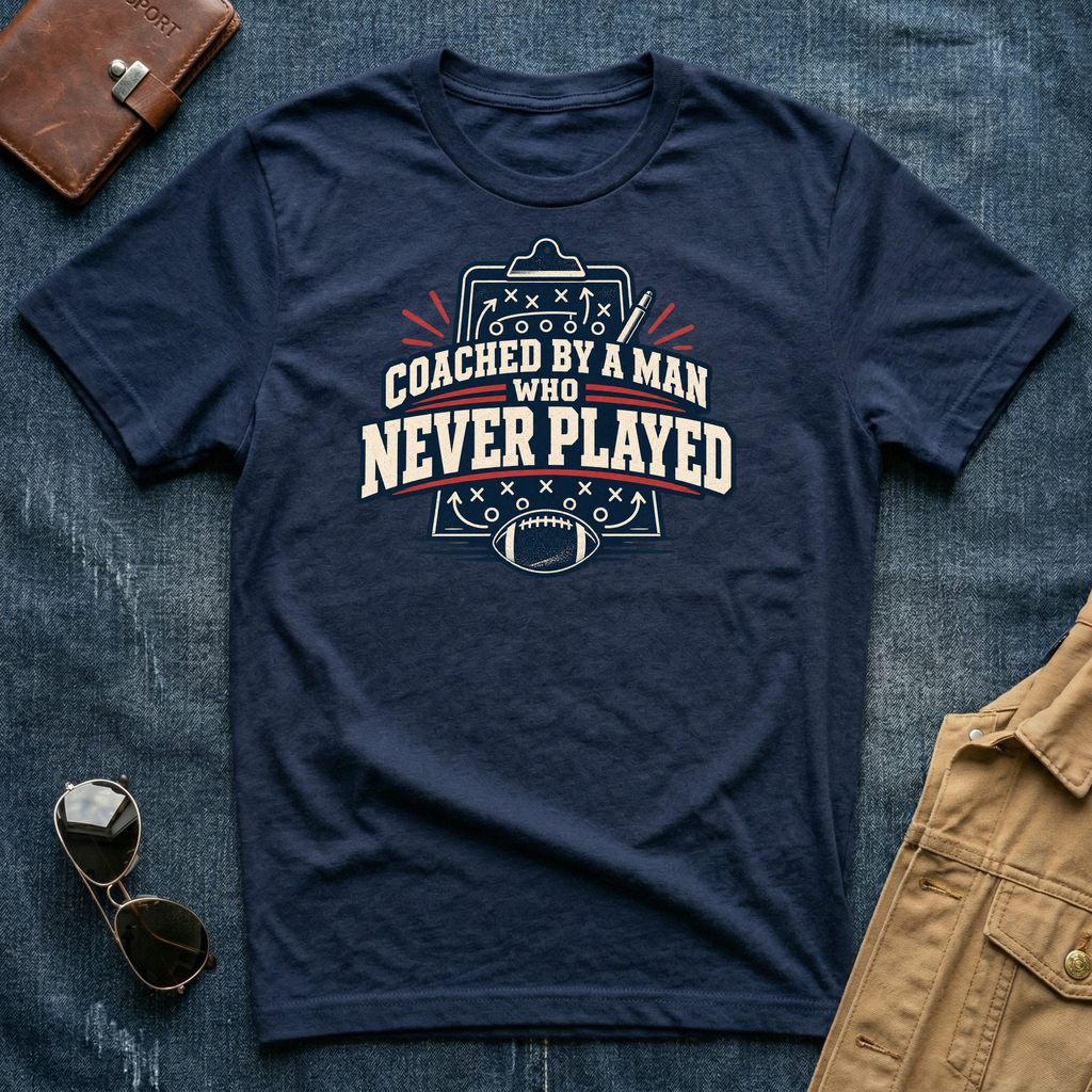 Coached By a Man Who Never Played T Shirt